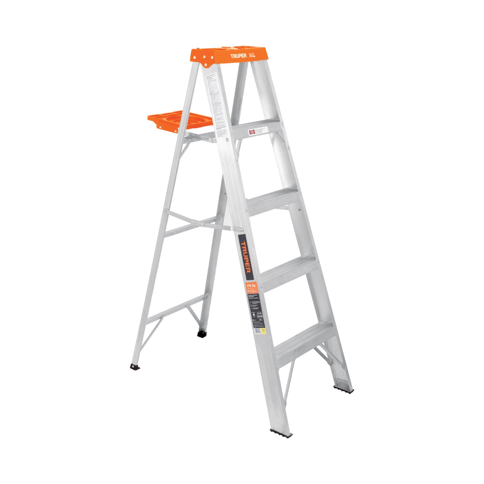ESCALERA ALUM T/TIJERA 5 PELDAÑOS EST-24 TRUPER