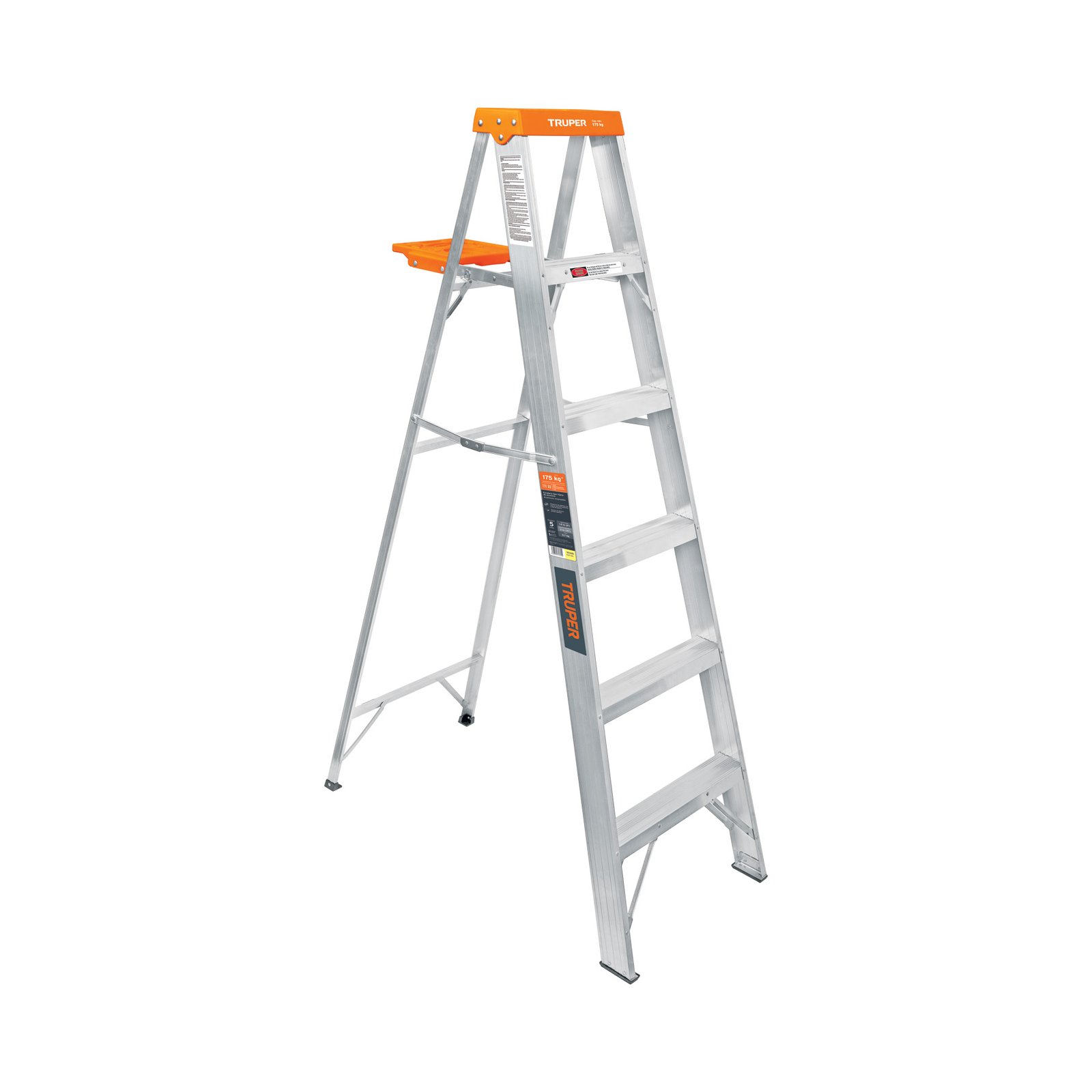 ESCALERA ALUM T/TIJERA 6 PELDAÑOS EST-25 TRUPER