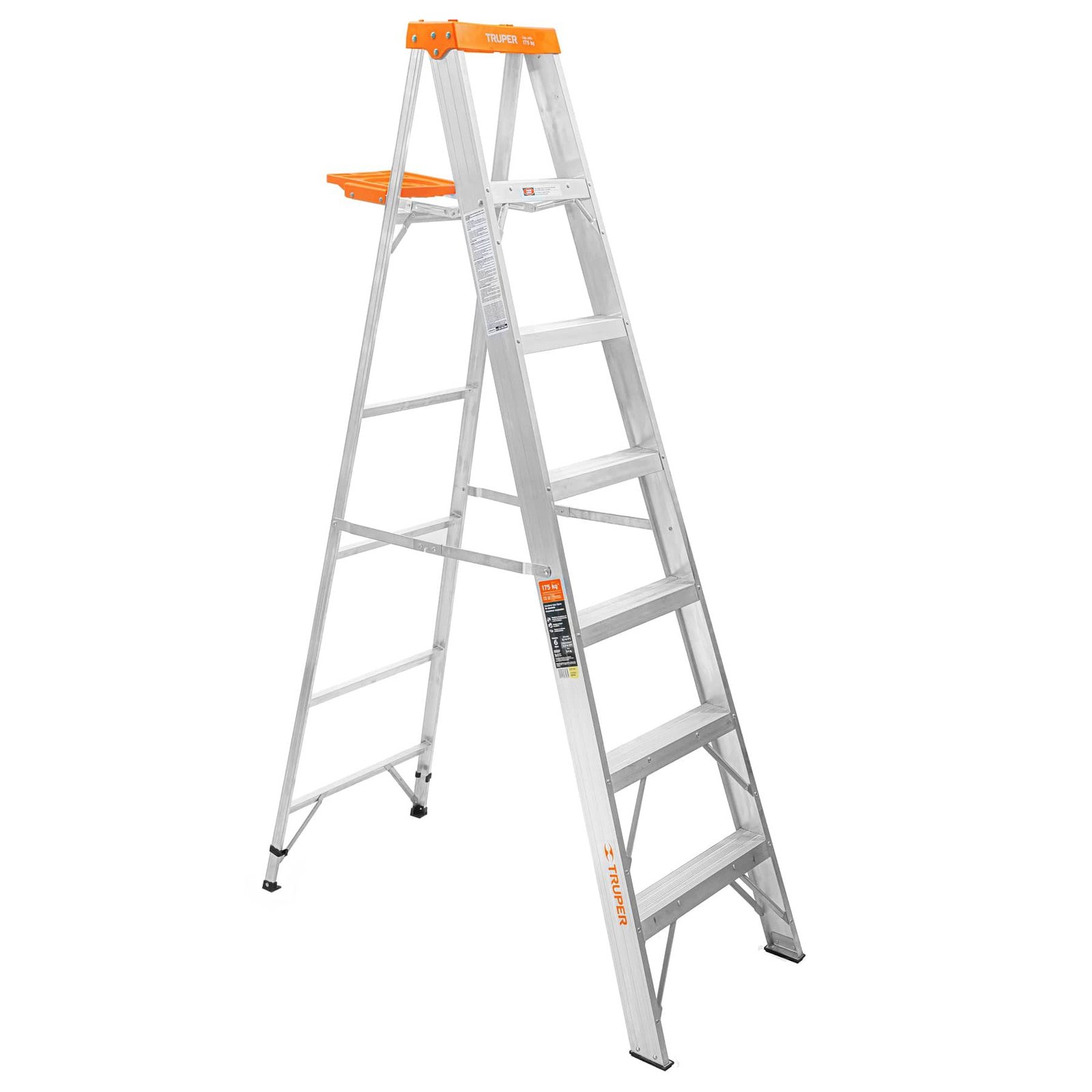 ESCALERA ALUM T/TIJERA 7 PELDAÑOS EST-26 TRUPER