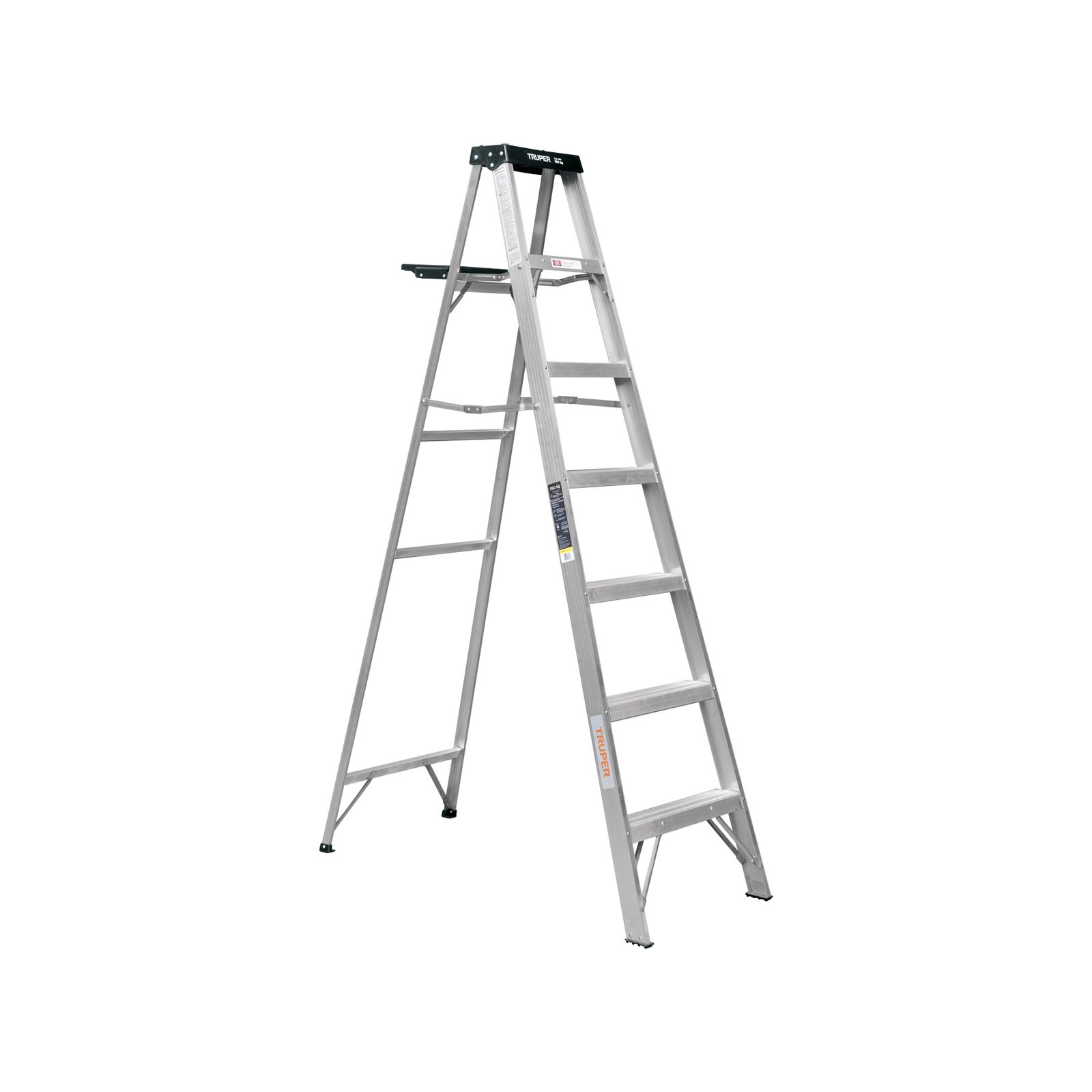 ESCALERA ALUM T/TIJERA 7 PELDAÑOS EST-36 TRUPER