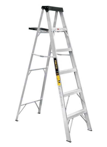 ESCALERA T/TIJERA C/BANDEJA 6 PELD EST-35P PRETUL