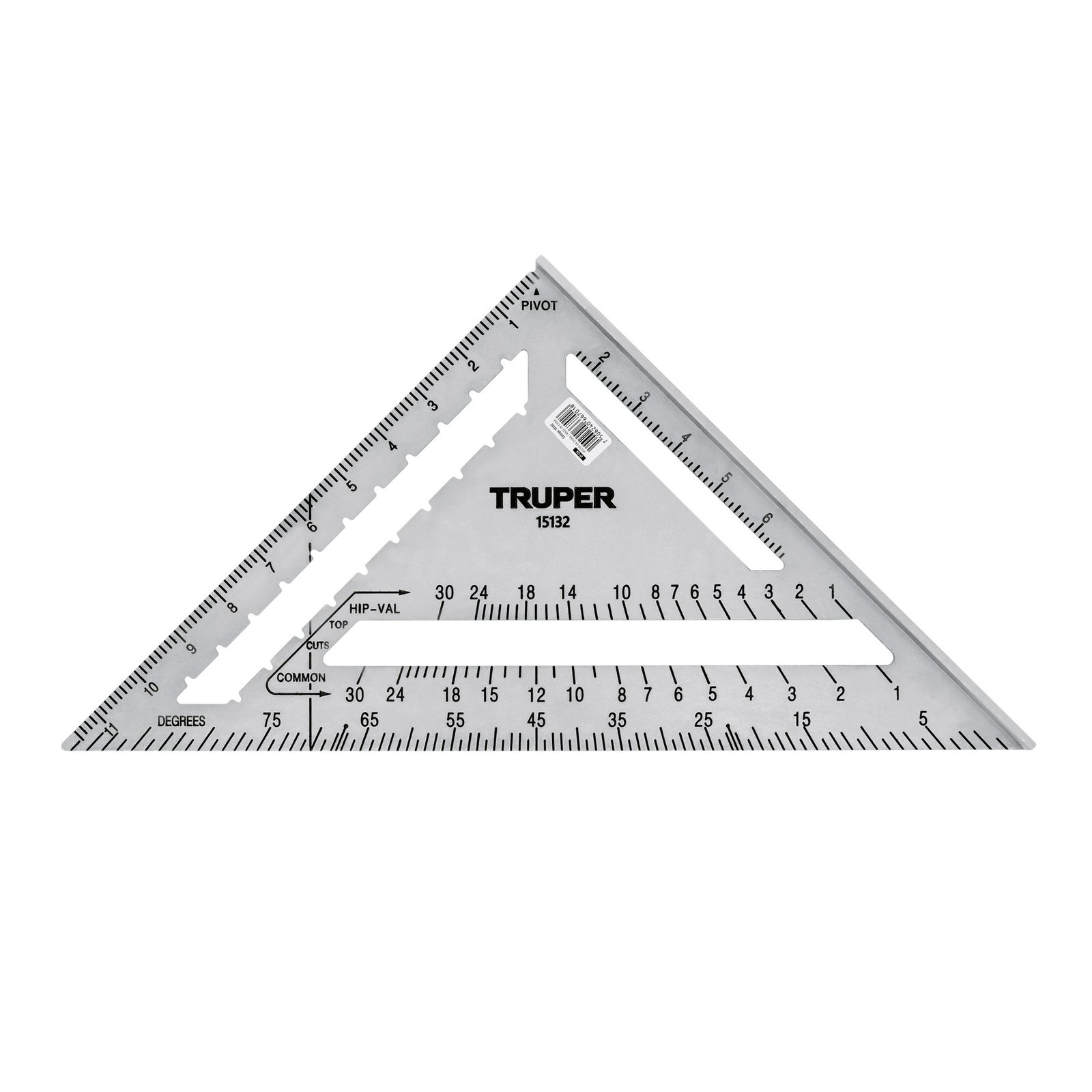 ESCUADRA ALUMINIO P/GYPSUM 12" ET-12A TRUPER