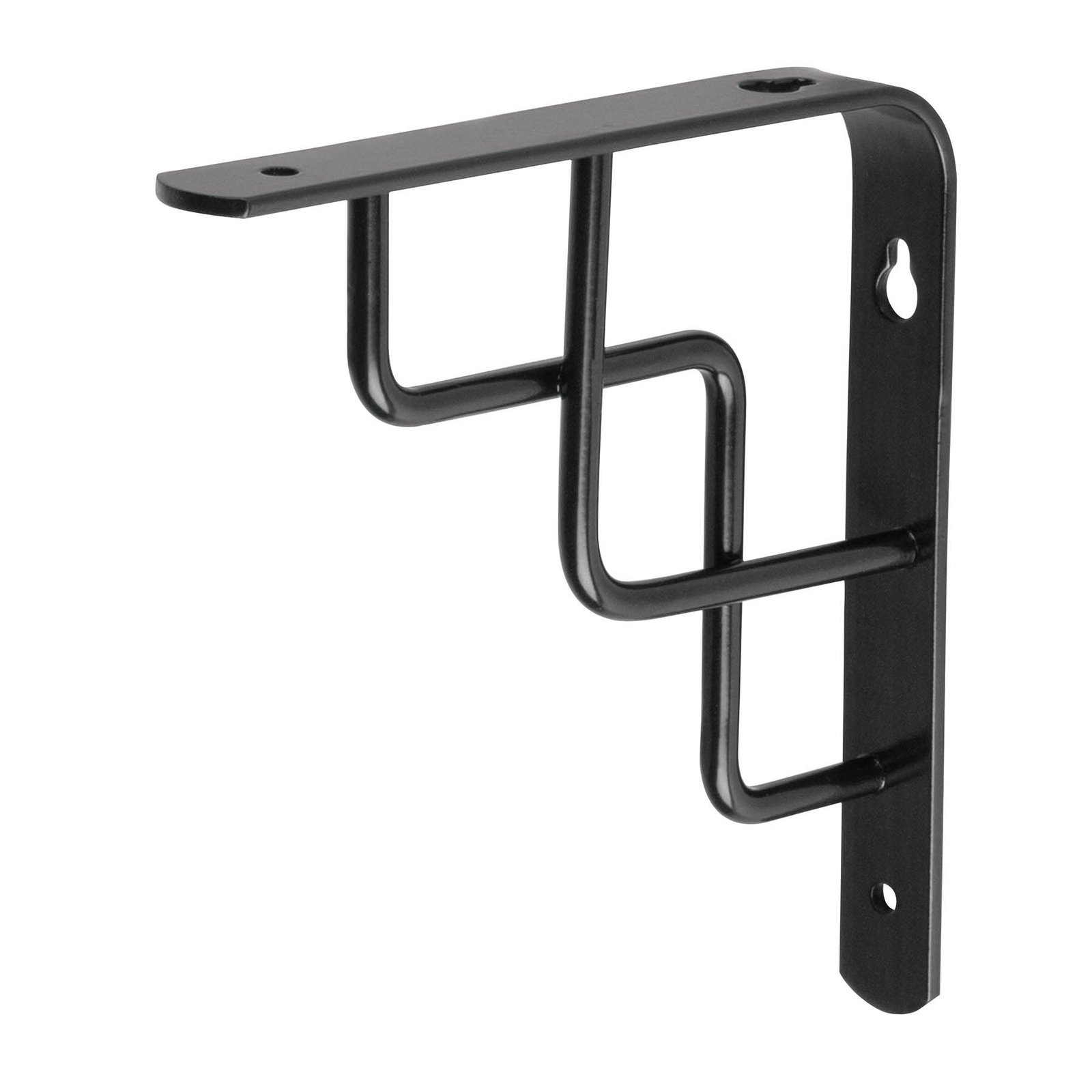 ESCUADRA NEGRA T/ ESCALERA 6" X 6" MED-6NE FIERO