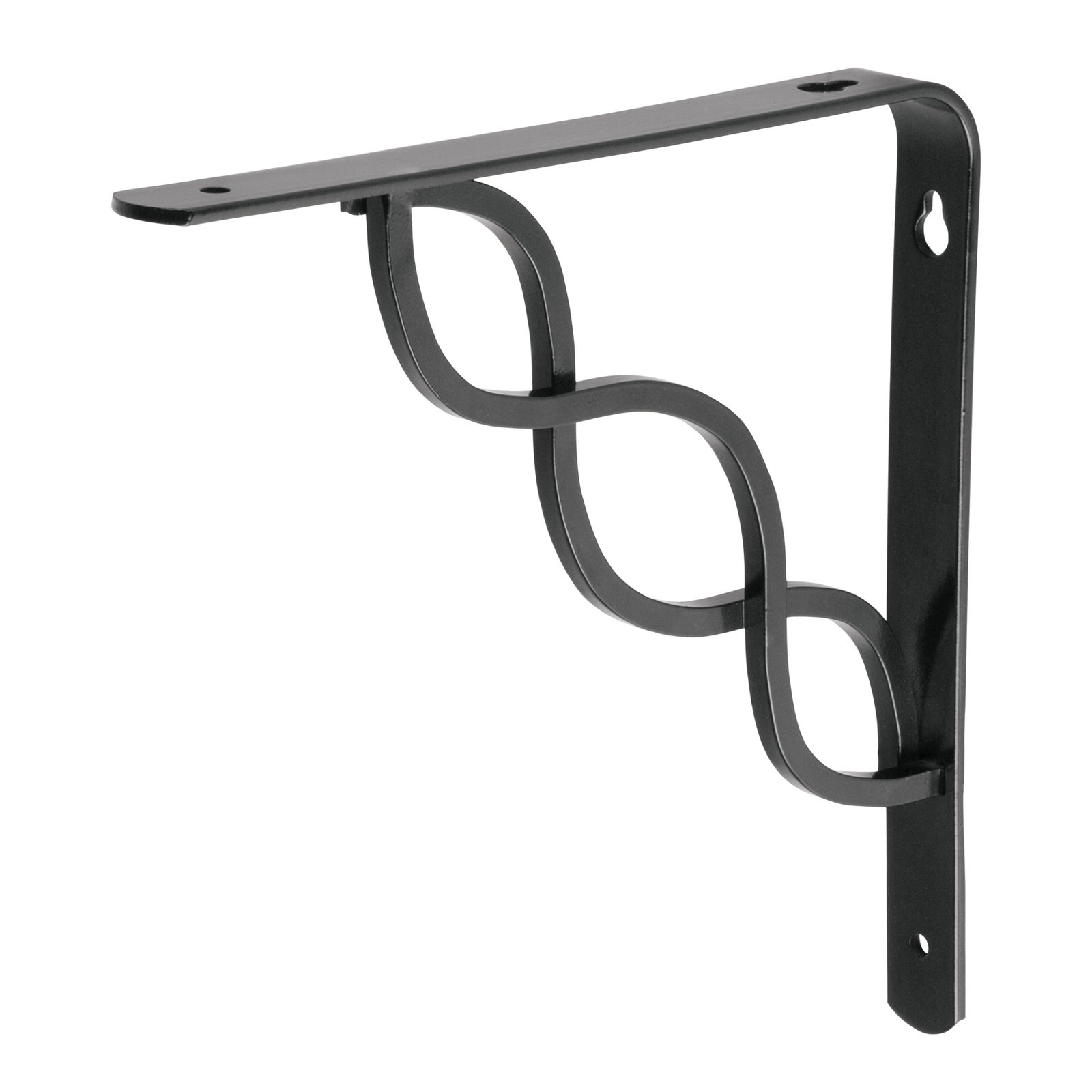ESCUADRA NEGRA T/ TRENZADO 8" X 8" MED-8NT FIERO