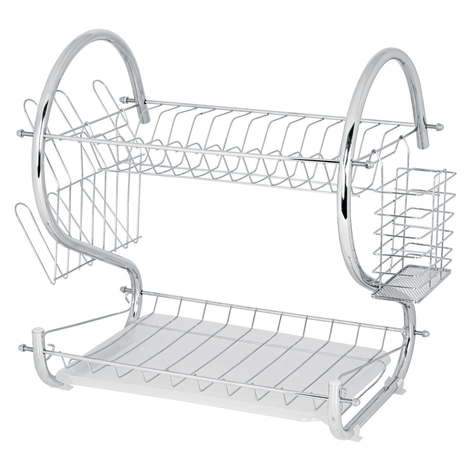 ESCURIDOR P/TRASTES 2 NIVELES CROMADO ETR-2 FOSET