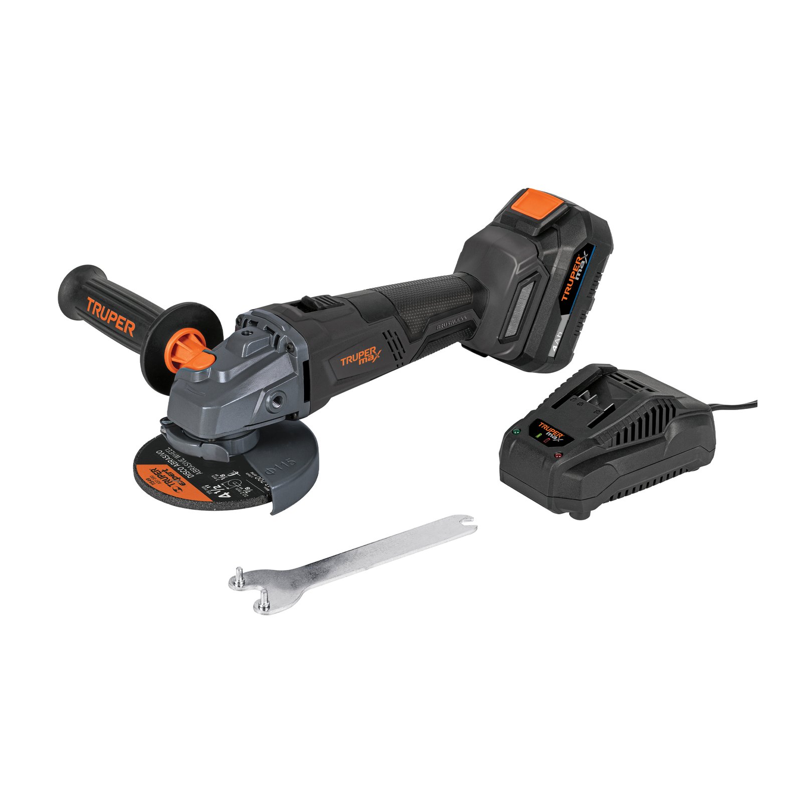 ESMERILADORA INALAMBRICA 4-1/2" 20V MAX-20E TRUPER