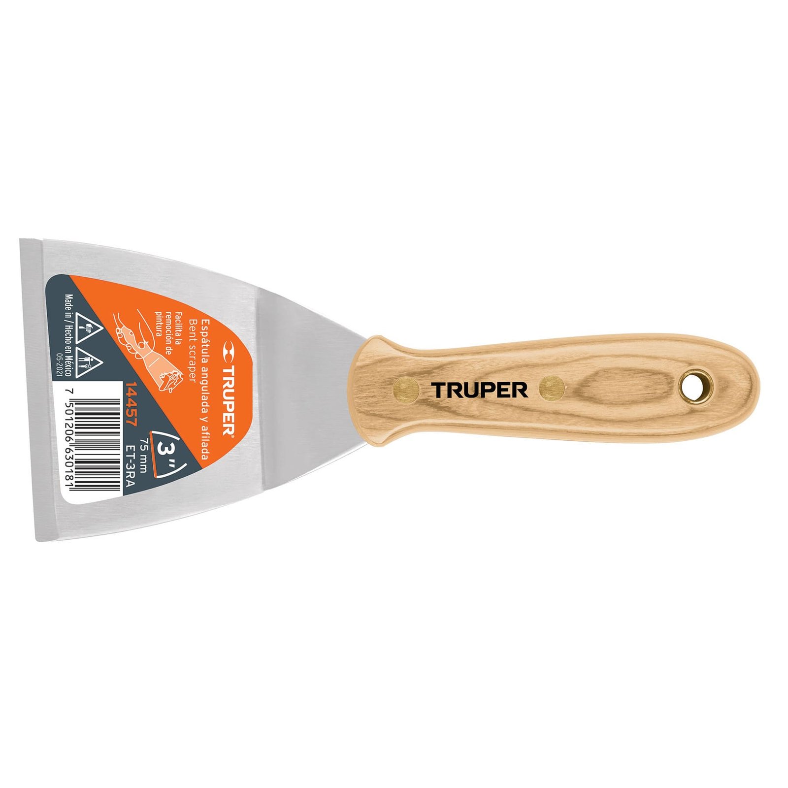 ESPATULA ANG Y AFILADA 3" PROF ET-3RA TRUPER