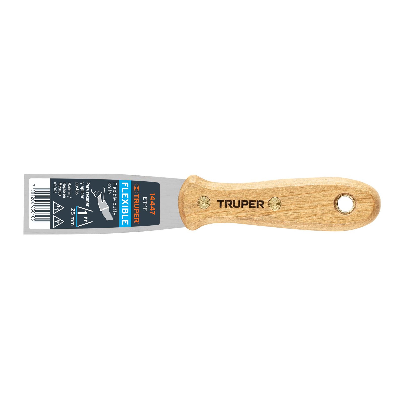 ESPATULA MADERA FLEXIBLE 1" ET-1F TRUPER