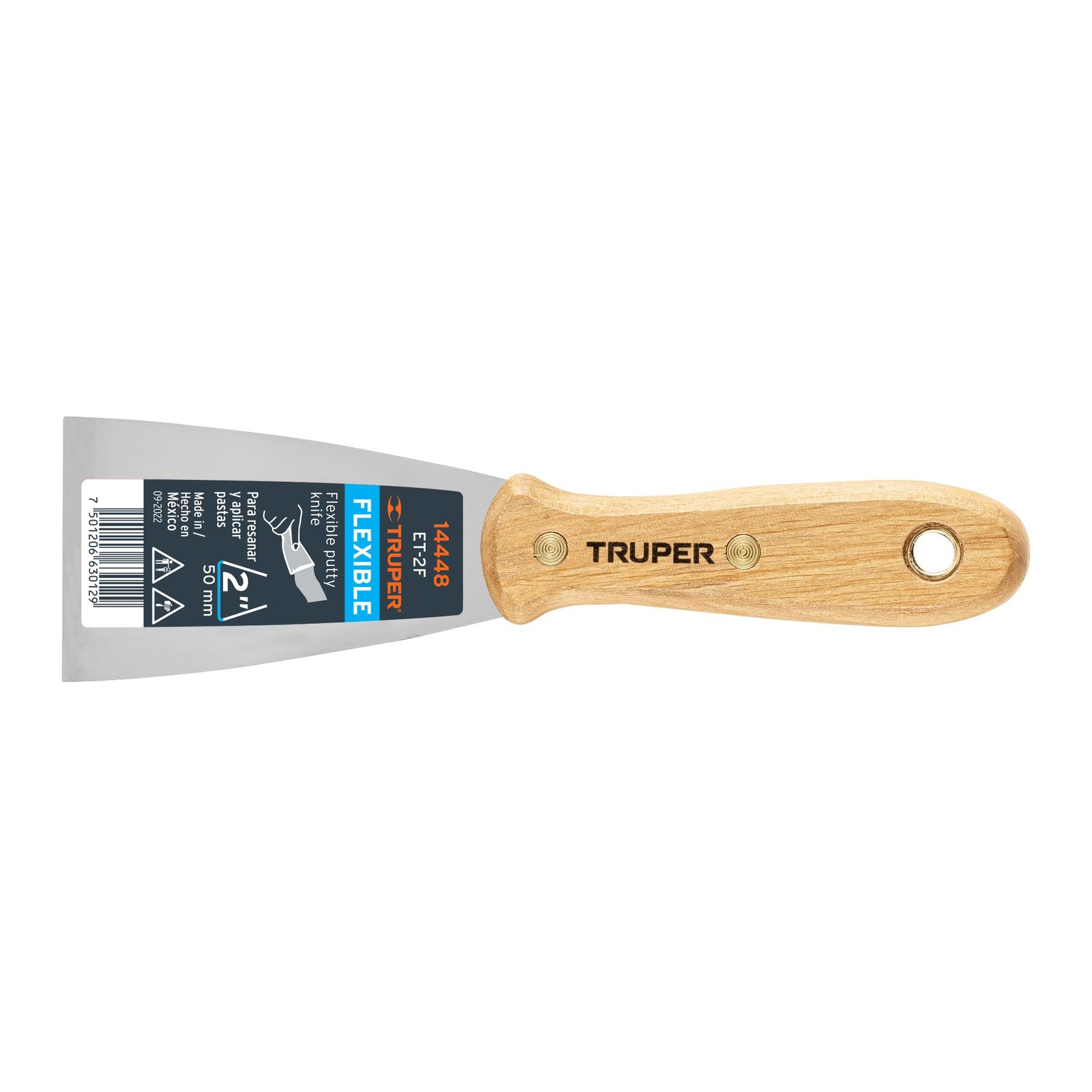 ESPATULA MADERA FLEXIBLE 2" ET-2F TRUPER