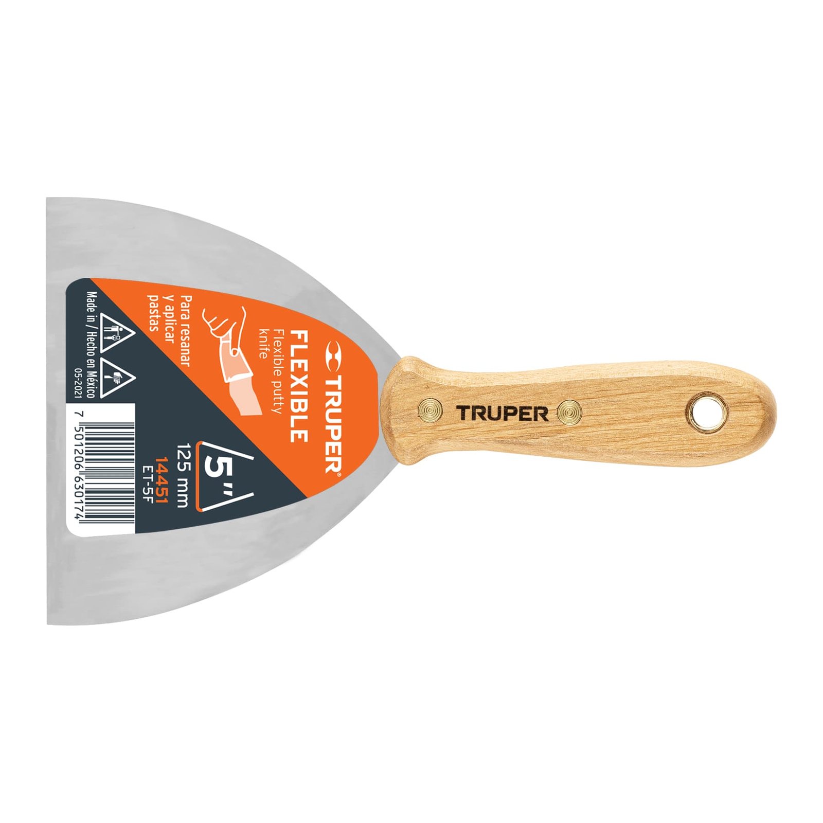 ESPATULA MADERA FLEXIBLE 5" ET-5F TRUPER