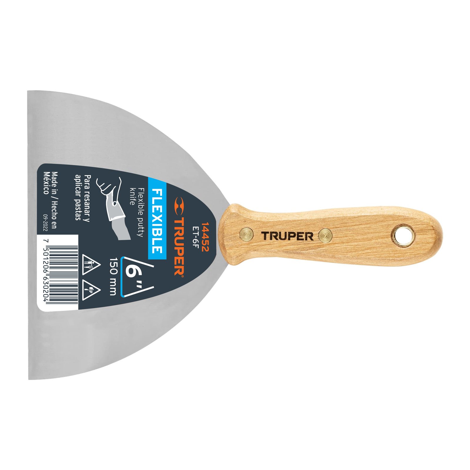 ESPATULA MADERA FLEXIBLE 6" ET-6F TRUPER