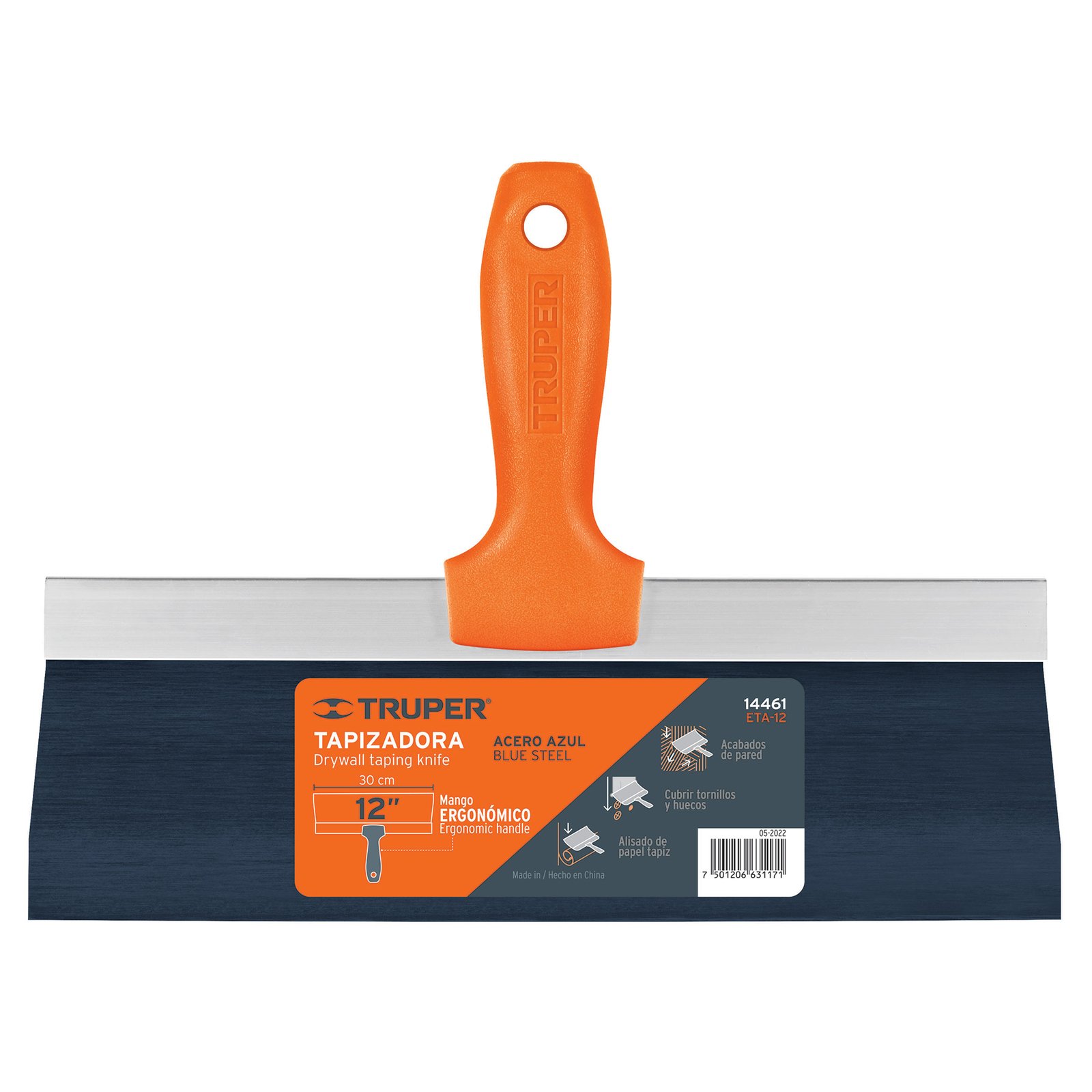 ESPATULA P/GYPSUM 12" TRUPER ETA-12 E-85