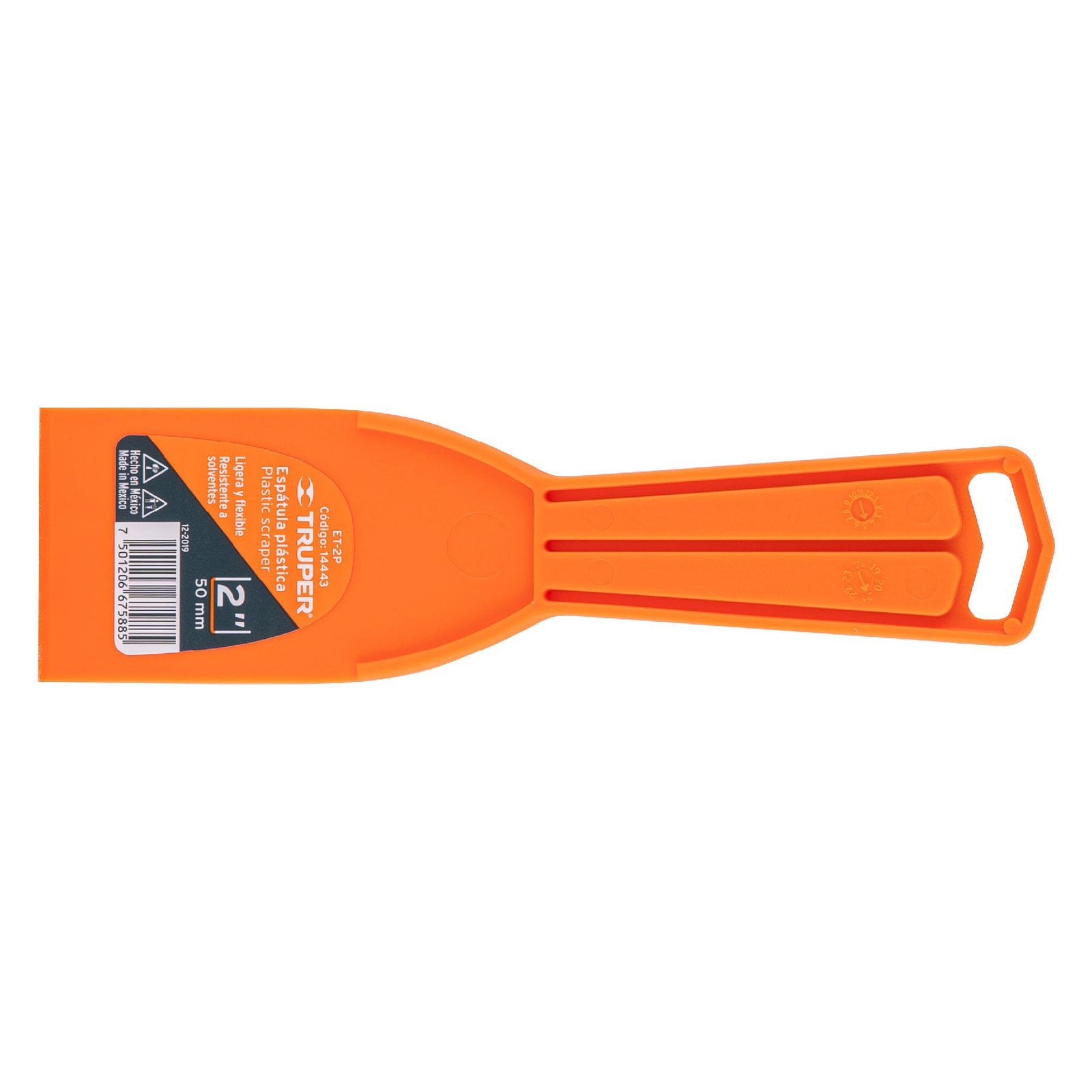 ESPATULA PLASTICA TRUPER 2" # ET-2P E-85