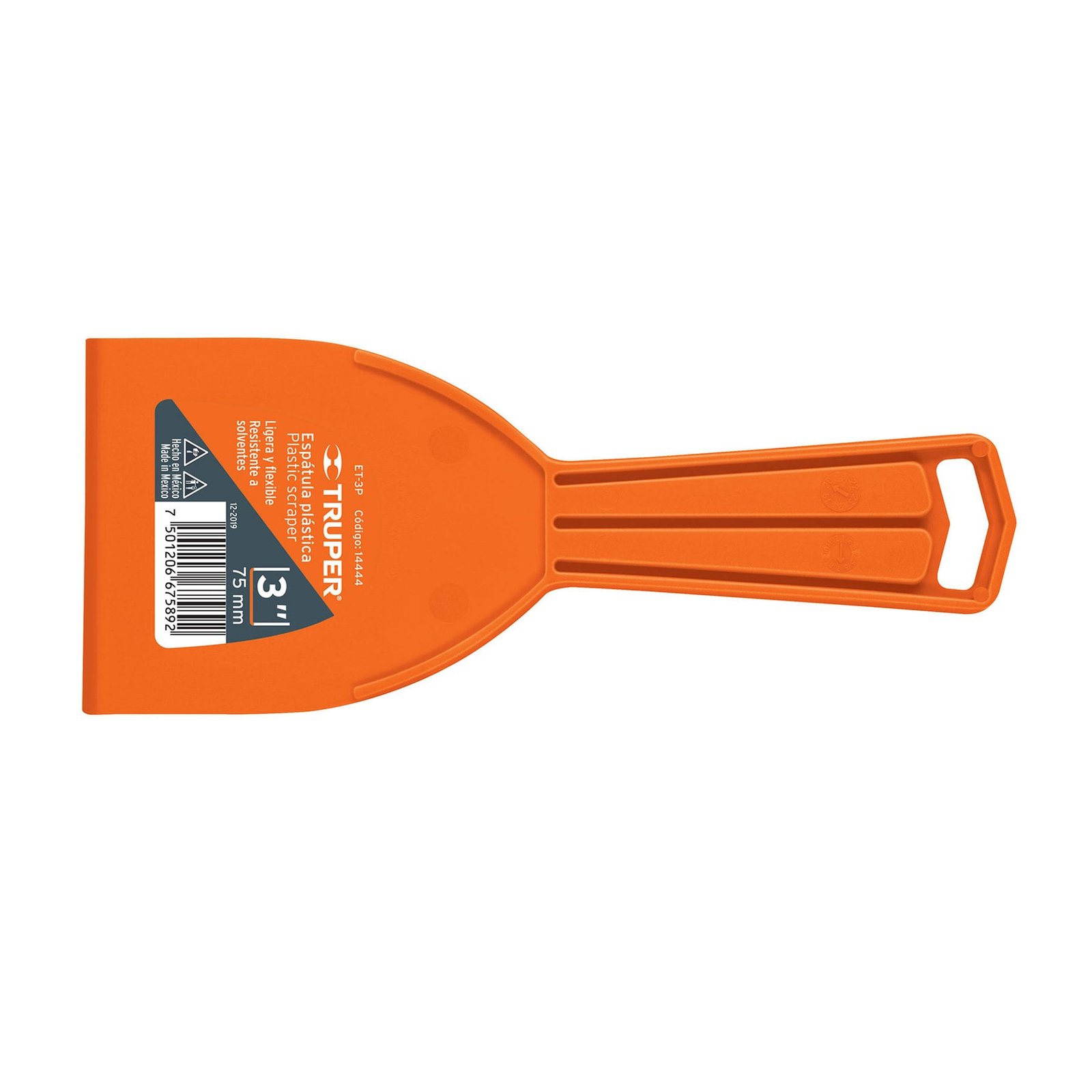 ESPATULA PLASTICA TRUPER 3" # ET-3P E-85