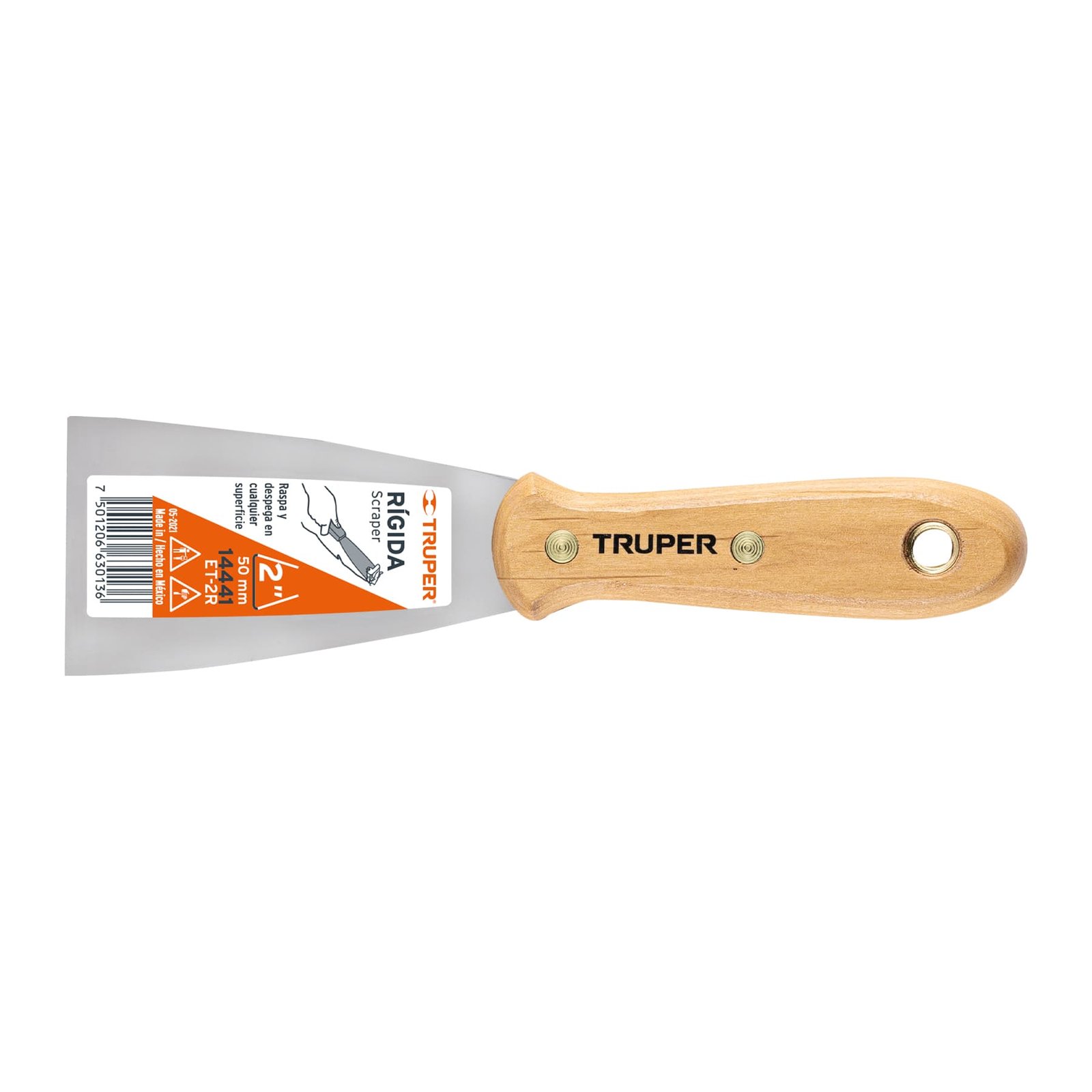 ESPATULA RIGIDA MGO MADERA 2" ET-2R TRUPER