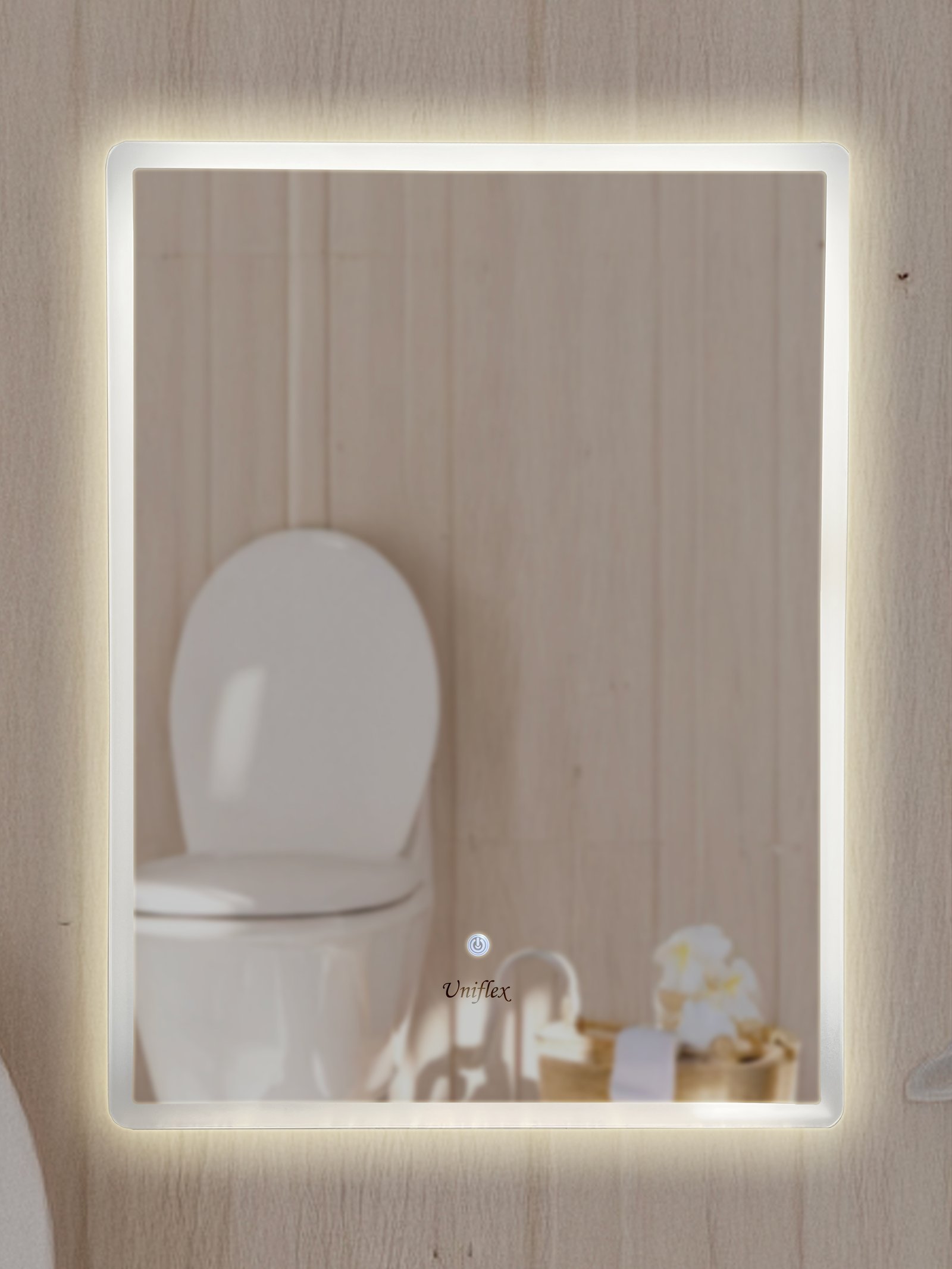ESPEJO C/ LUZ LED 60 X 80 RECTANGULAR TAC-06