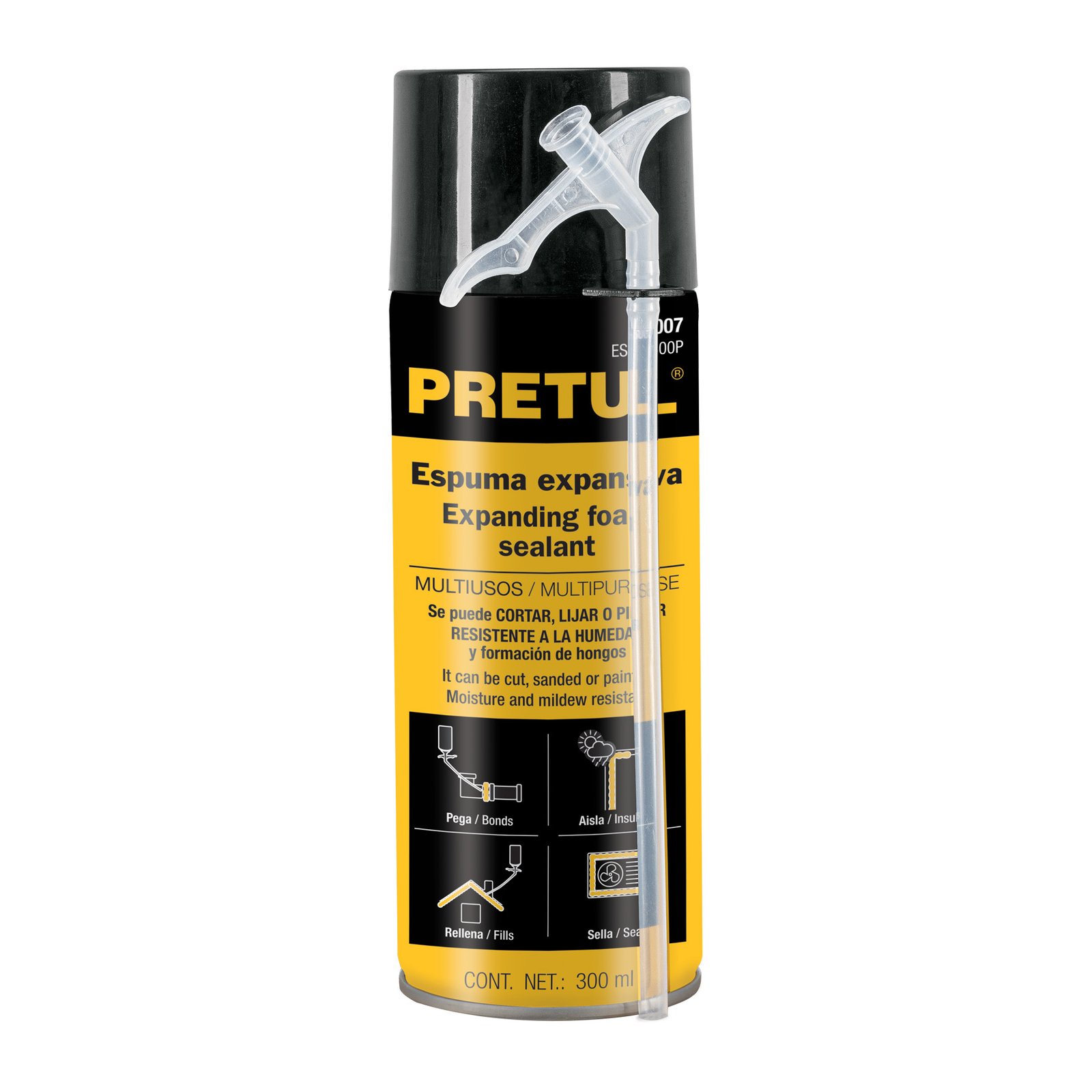 ESPUMA EXPANSIVA 300ml ESEX-300P PRETUL