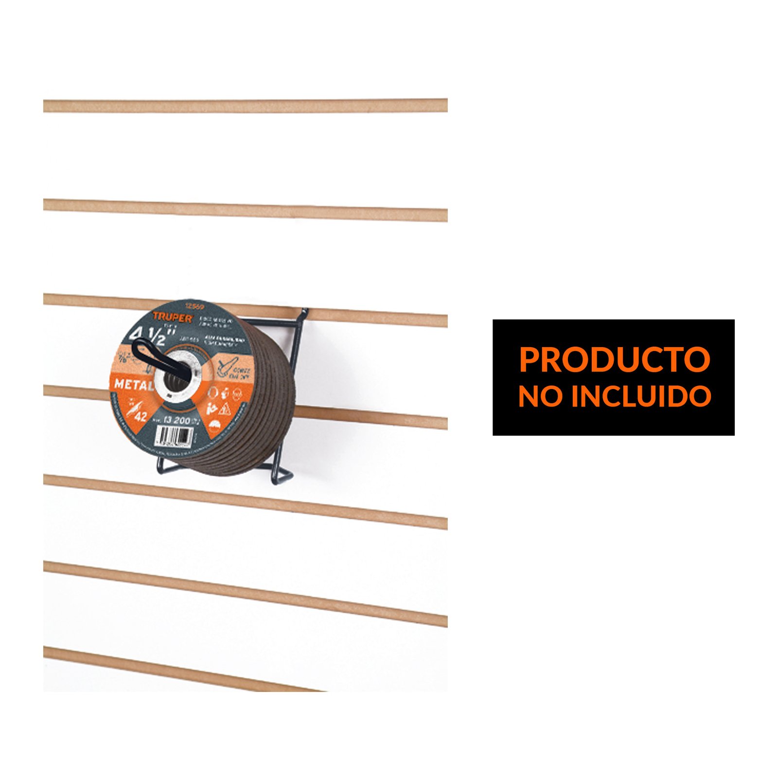 EXHIBIDOR P/DISCOS 4-1/2" R-DISA-4-1/2 TRUPER