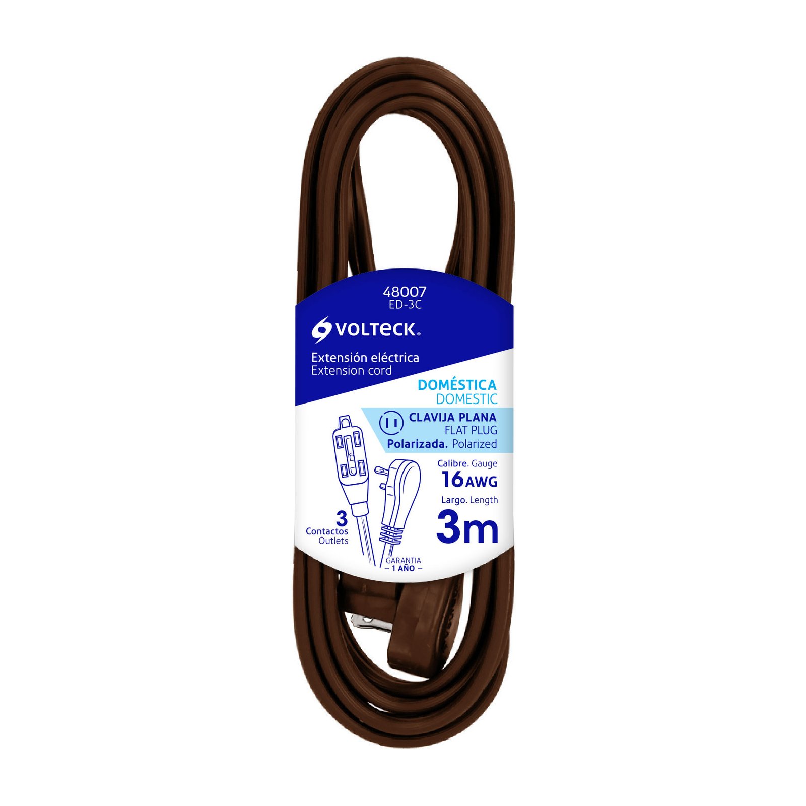 EXTENSION ELECT CAFE ED-3C VOLTECH-TRUPER