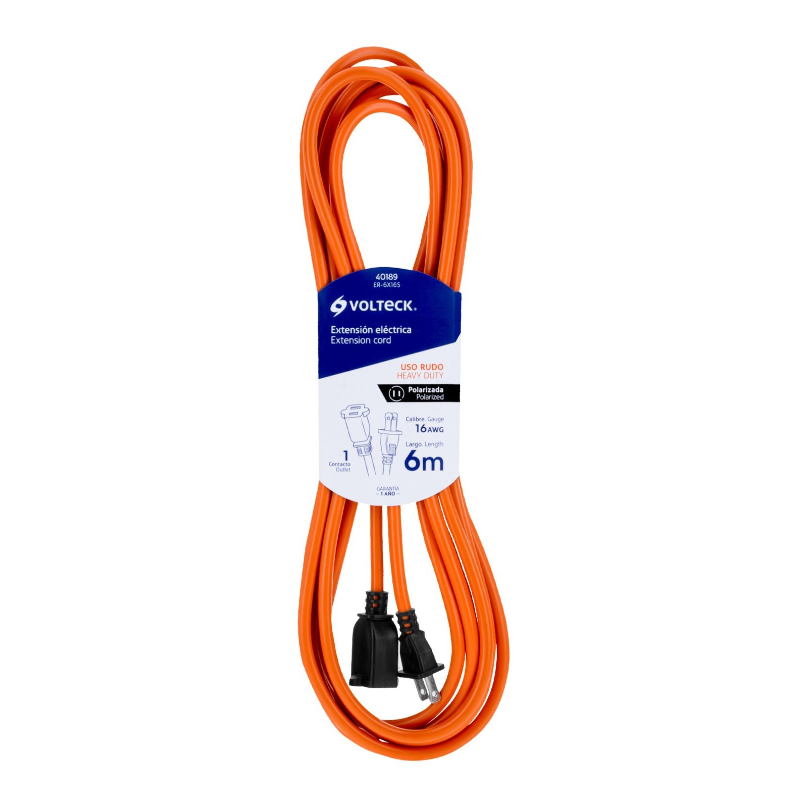 EXTENSION ELEC USO RUDO POLARI 6M ER-6X16S VOLTECK