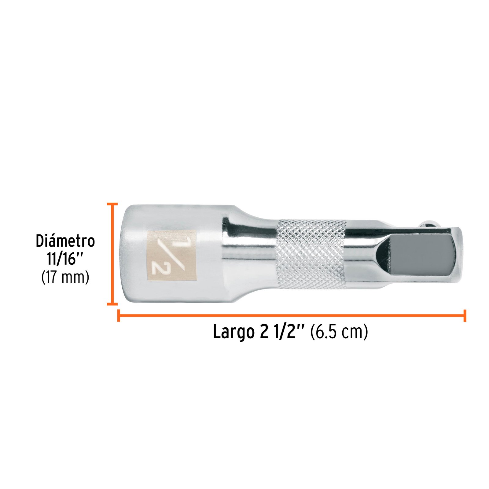 EXTENSION P/RATCH 21/2"X1/2" E-5460 TRUPER