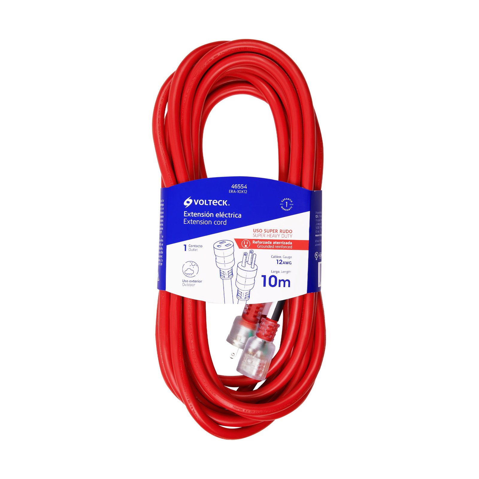 EXTENSION SUPER RUDO CAL12 10M ERA-10X12 VOLTECH