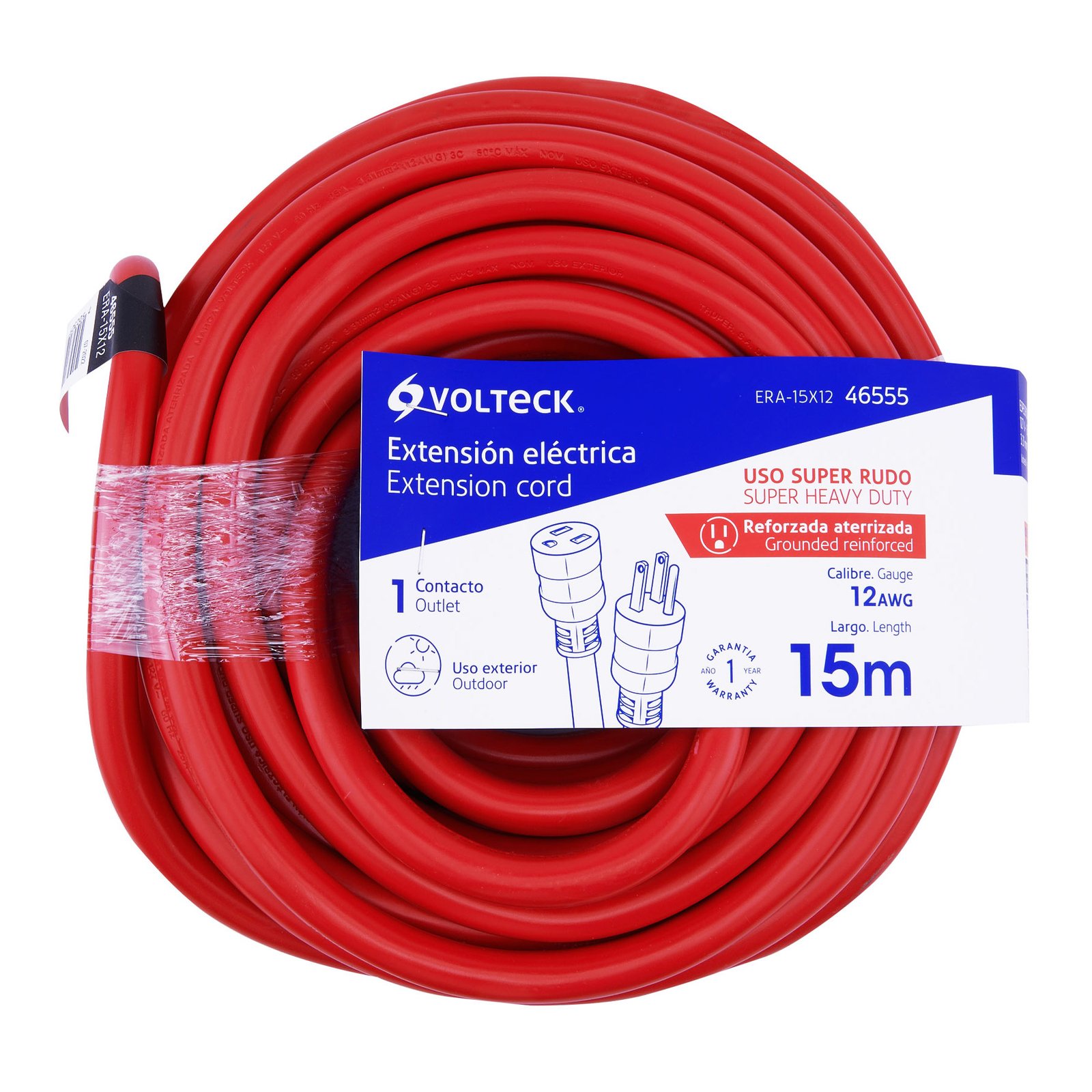 EXTENSION SUPER RUDO CAL12 15M ERA-15X12 VOLTECH