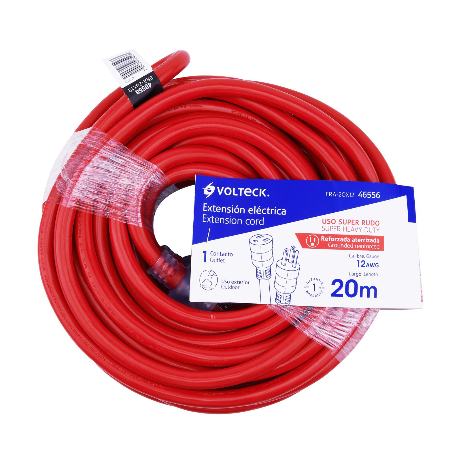 EXTENSION SUPER RUDO CAL12 20M ERA-20X12 VOLTECH