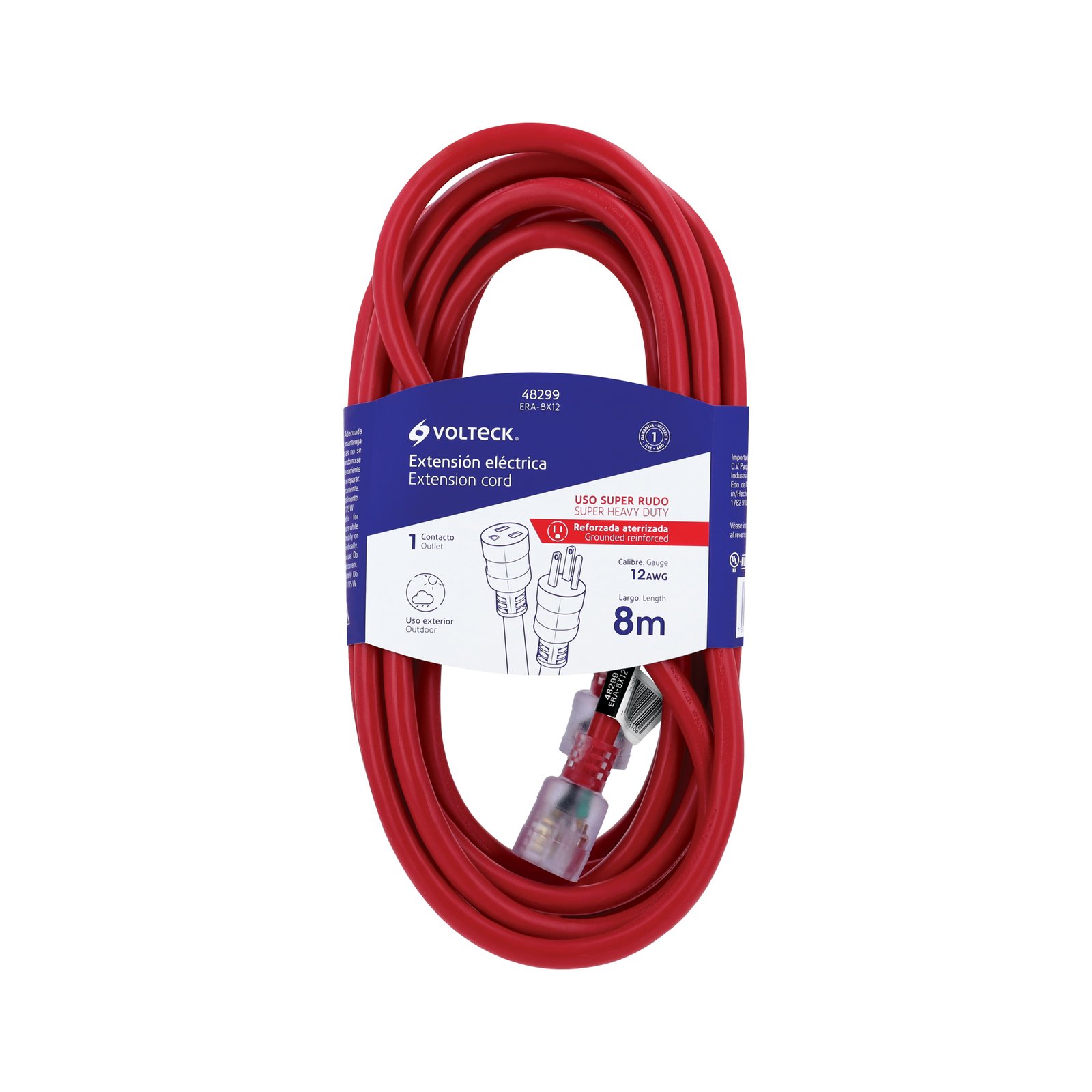 EXTENSION SUPER RUDO CAL12 8M ERA-8X12 VOLTECH