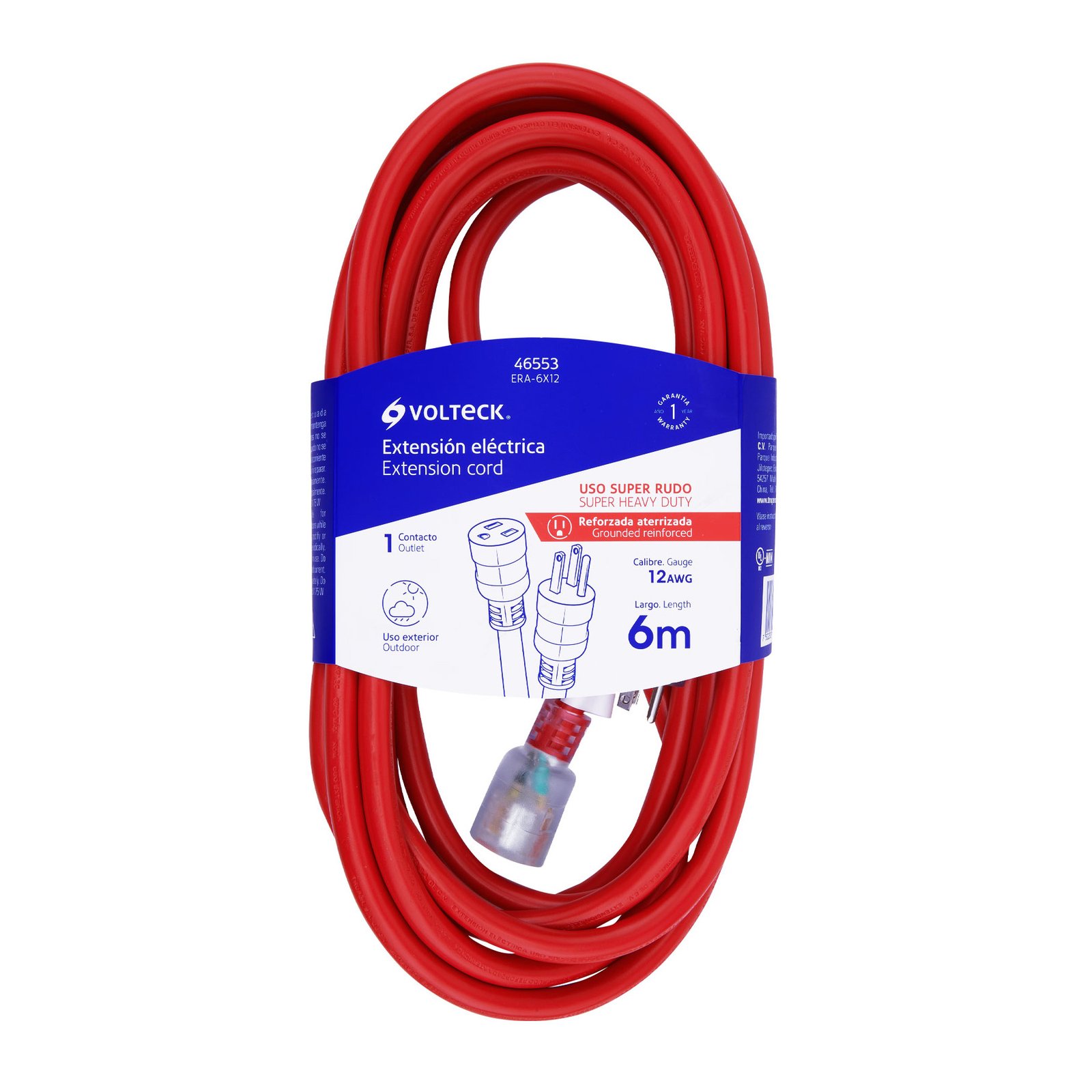 EXTENSION USO SUPER RUDO CAL12 6M ERA-6X12 VOLTECH