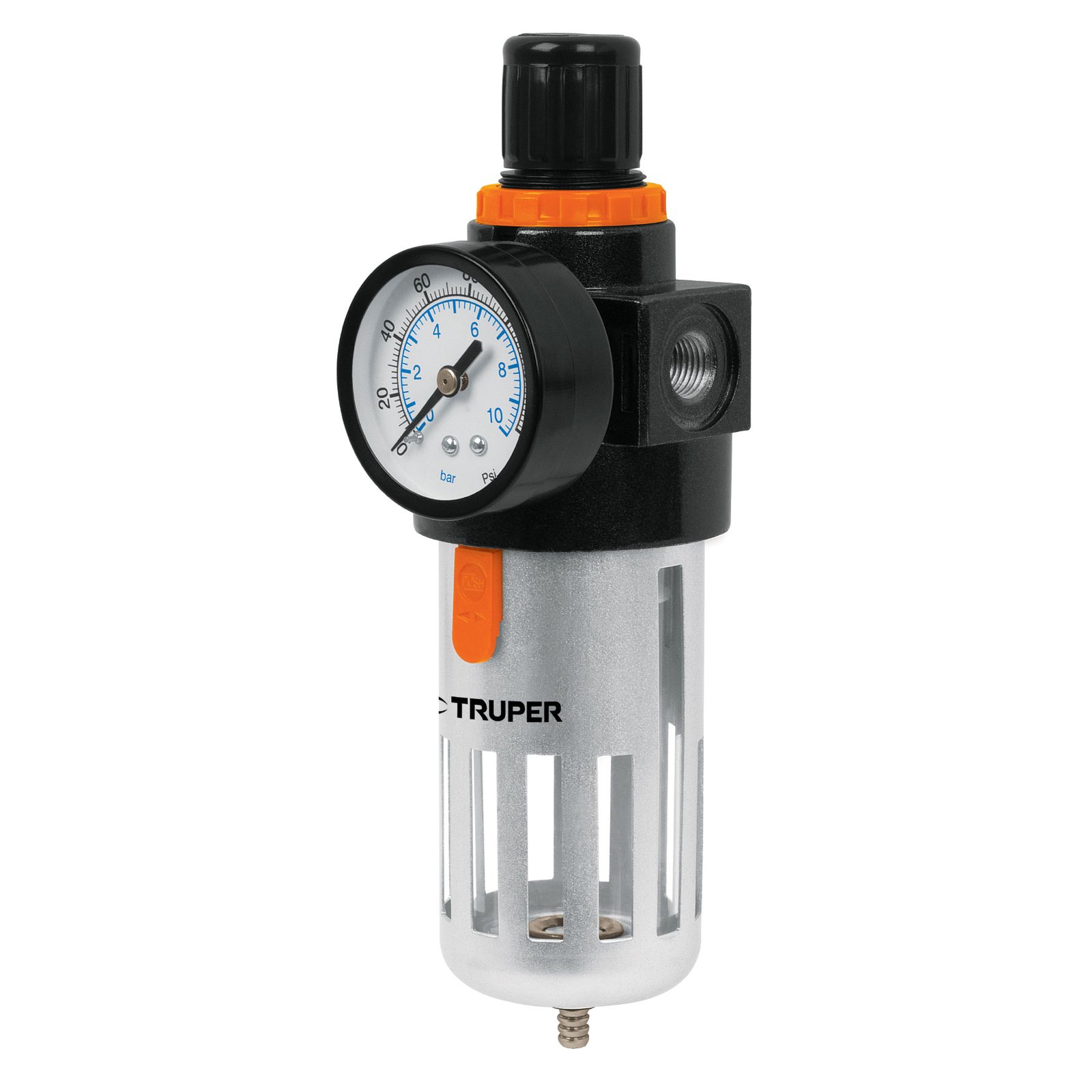 FILTRO REGULADOR DE AIRE 1/4 NPT FIRE-1/4 TRUPER