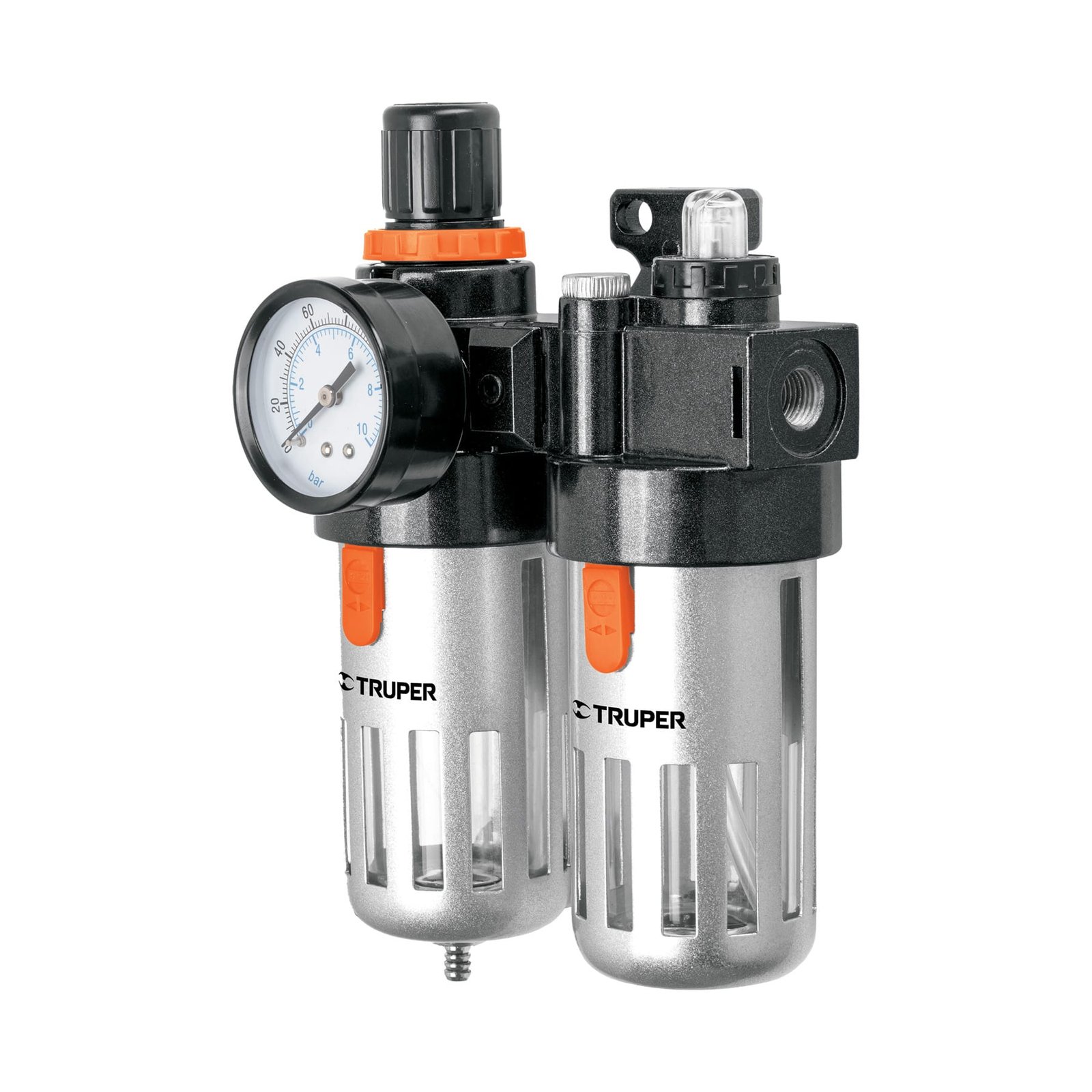 FILTRO REGULADOR TRUPER P/COMPRE#UNI-LL-1/4 C-55