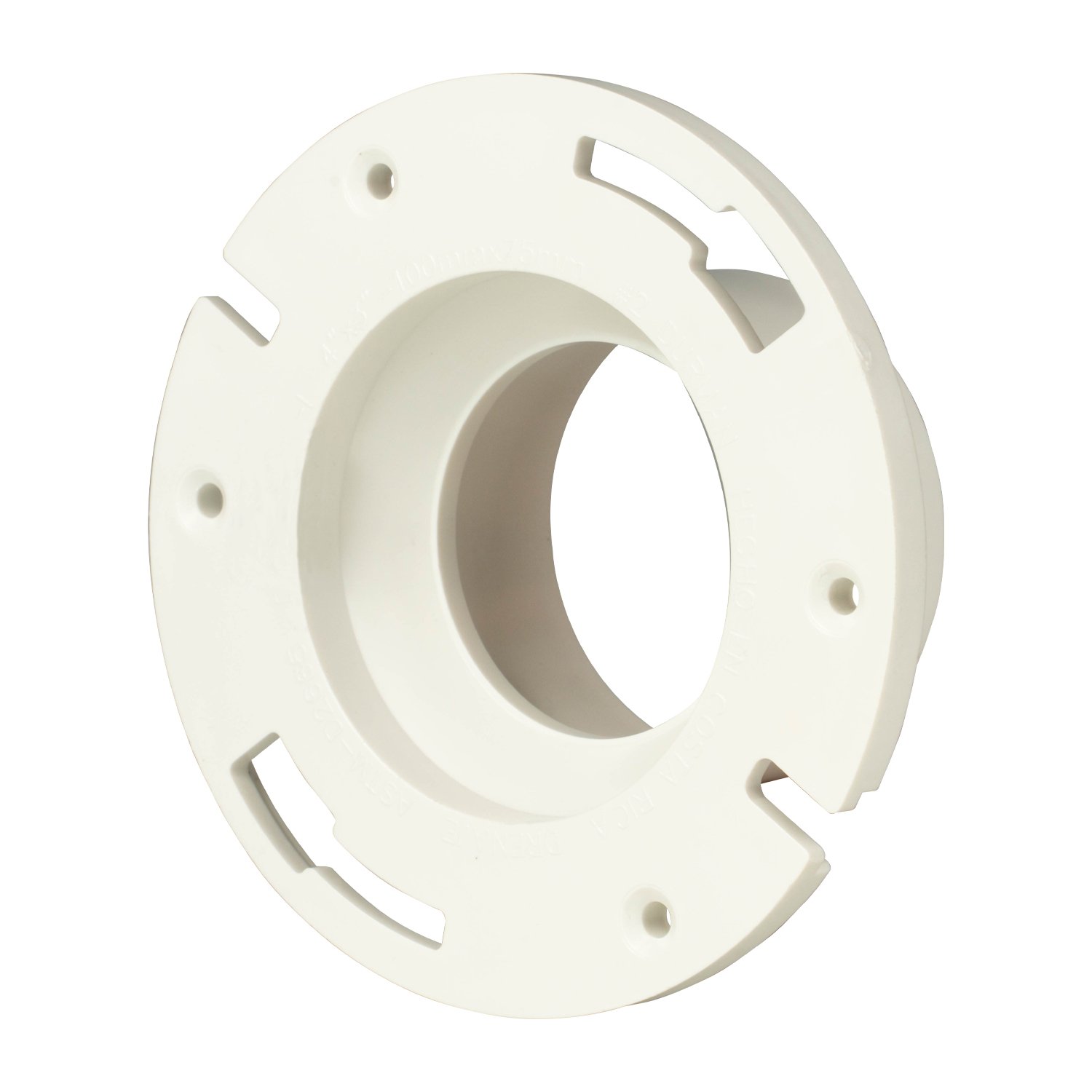 FLANGER PVC DURMAN PARA INODORO 4 a 3