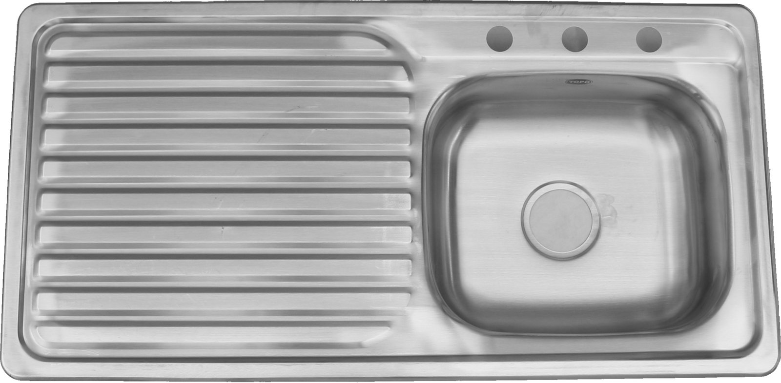 FREGADERO EMPOTRAR 100x50 TANQUE DER C/DES UNIFLEX