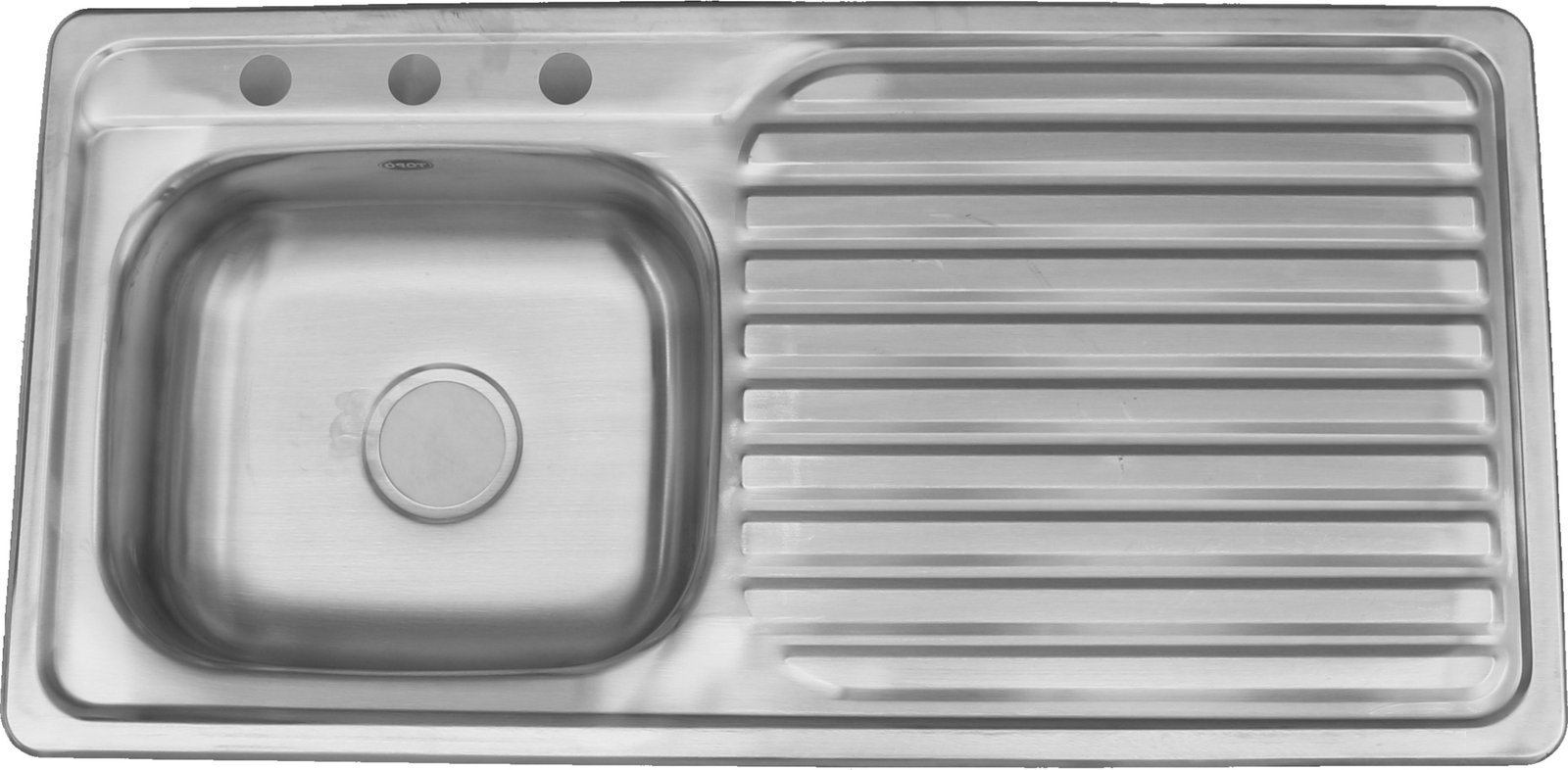 FREGADERO EMPOTRAR 100x50 TANQUE IZQ C/DES UNIFLEX
