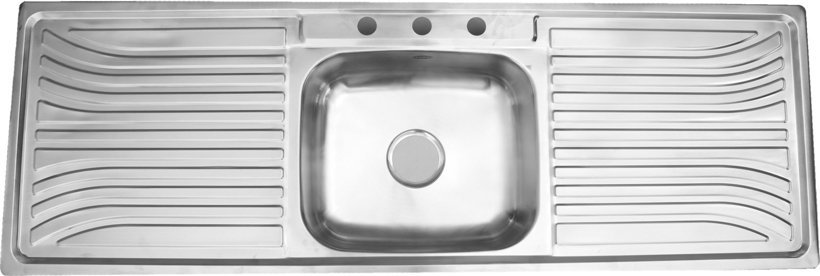 FREGADERO EMPOTRA 150x50 TANQUE CENT C/DES UNIFLEX