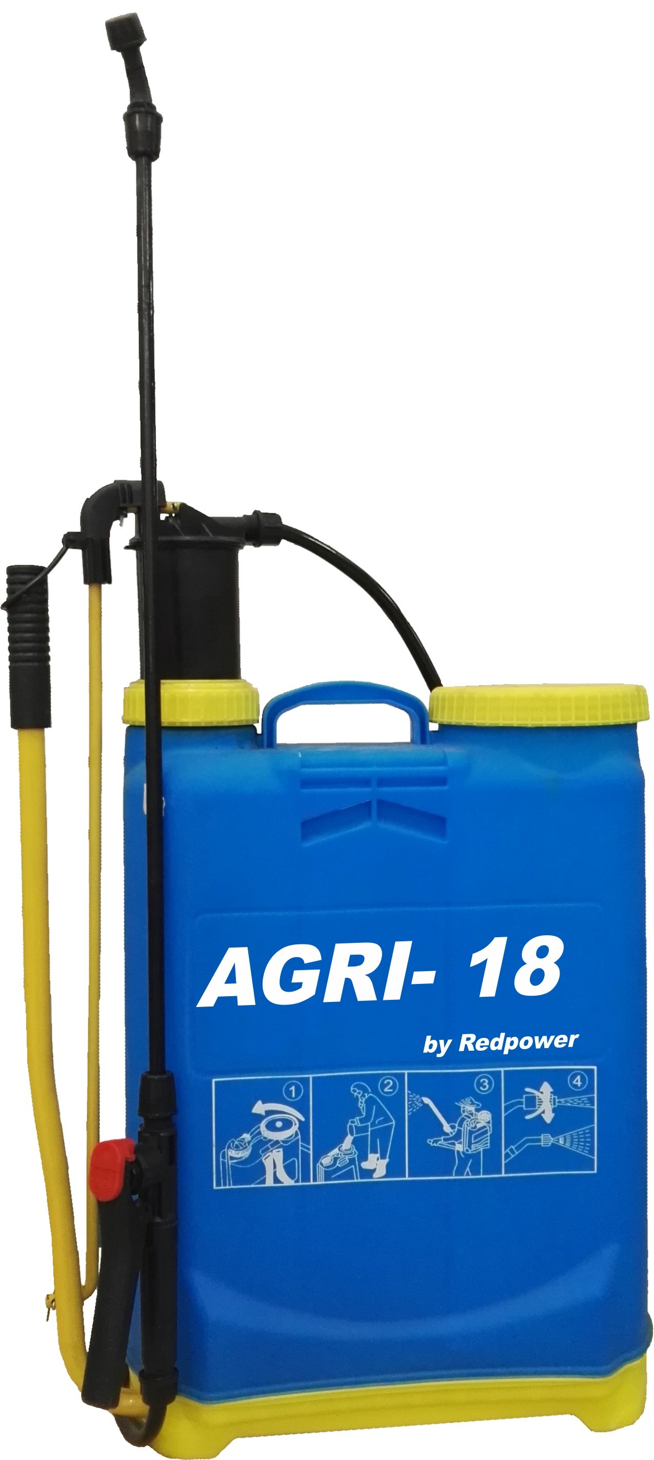 FUMIGADORA ESPALDA MANUAL 16LTS #MT-129 AGRI18