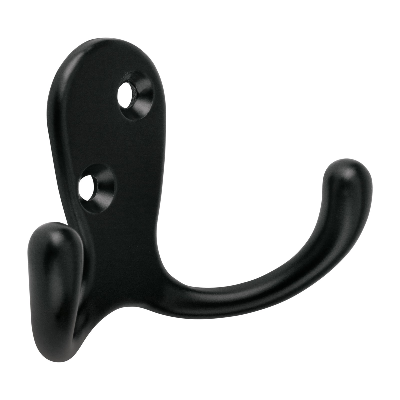 GANCHO DOBLE METALICO NEGRO PEPU-26 HERMEX