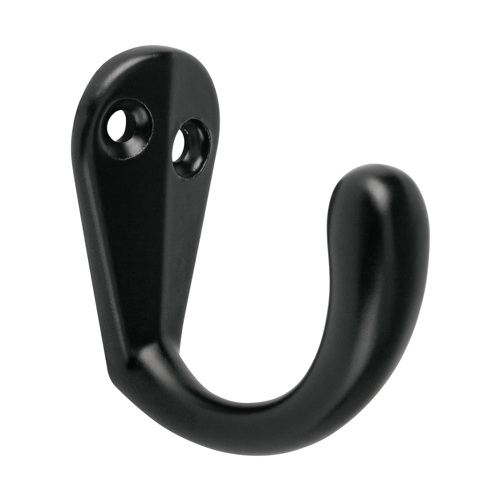 GANCHO SENCILLO T/ PERCHERO NEGRO PEPU-06 HERMEX
