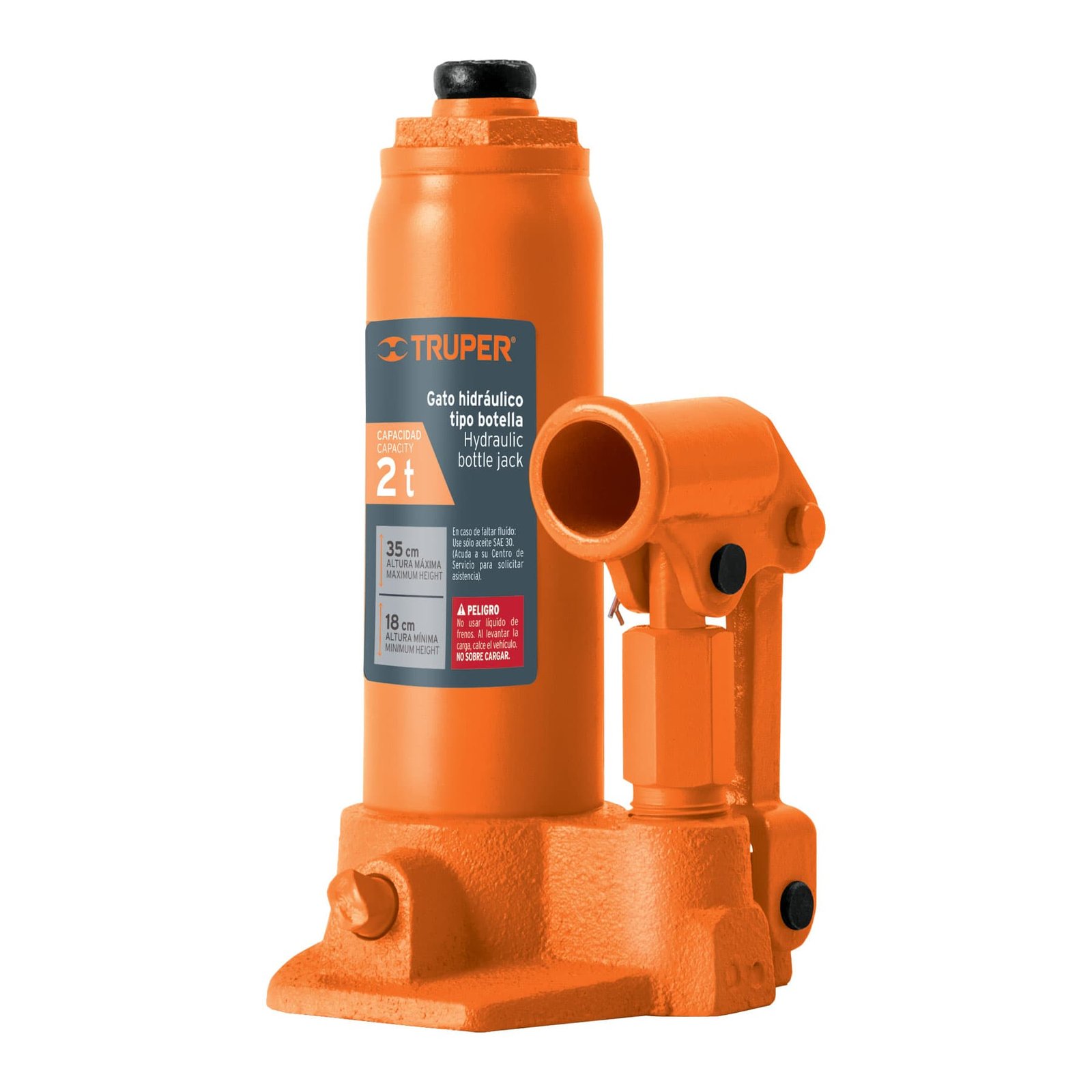 GATA HIDRAULICA TIPO BOTELLA 2 TON GAT-2 TRUPER