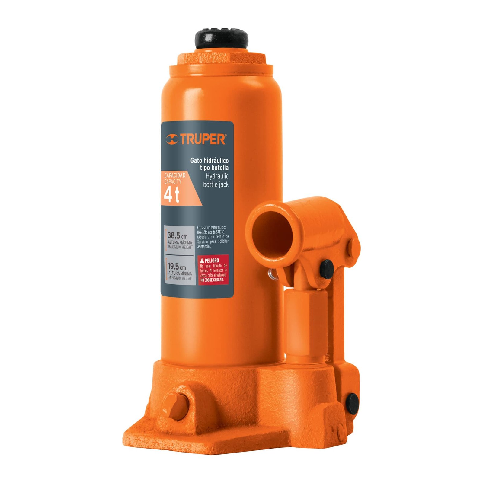 GATA HIDRAULICA TIPO BOTELLA 4 TON GAT-4 TRUPER