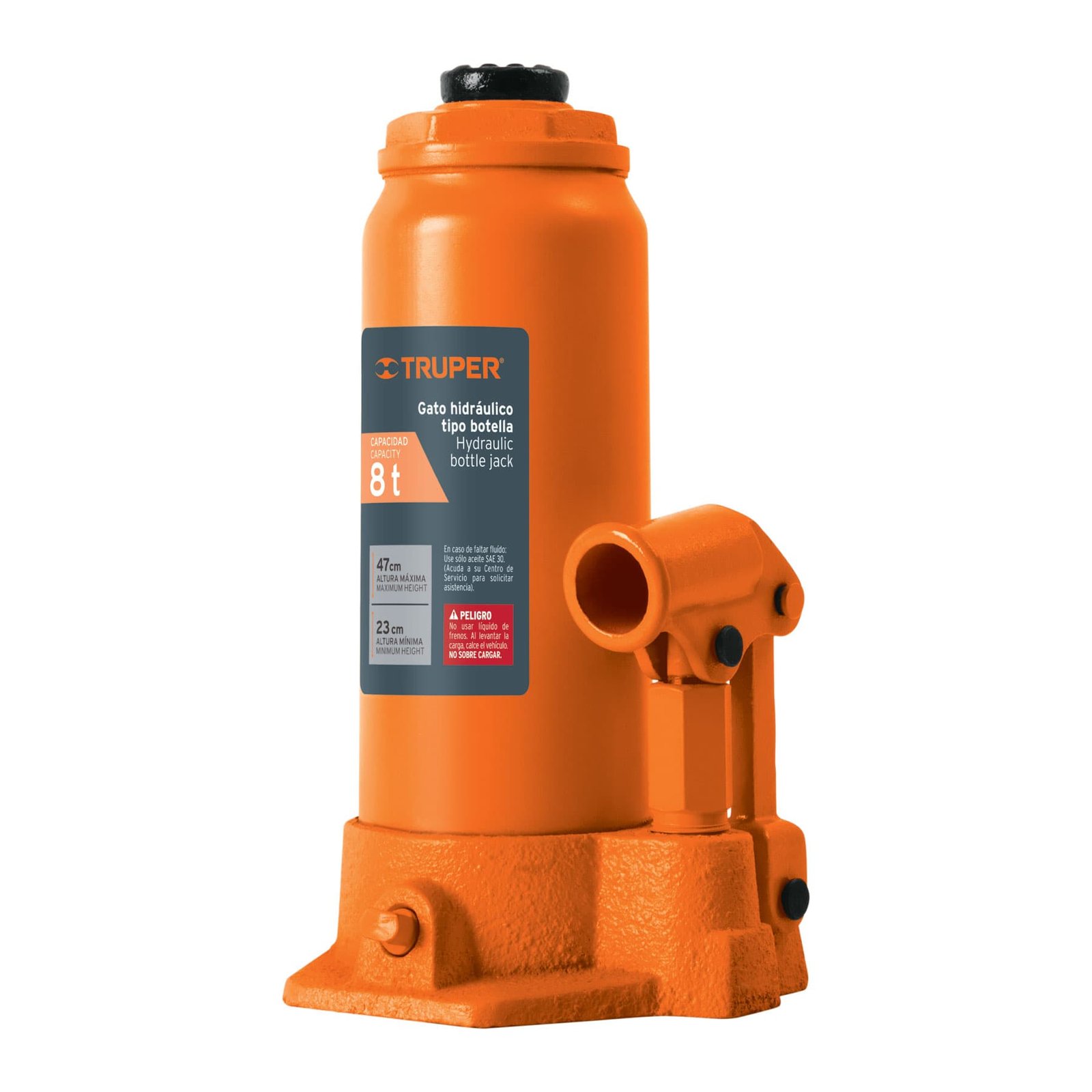 GATA HIDRAULICA TIPO BOTELLA 8 TON GAT-8 TRUPER
