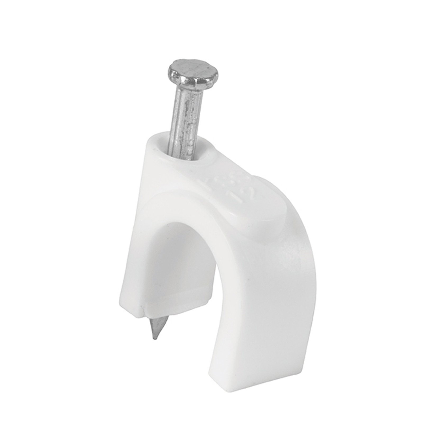 GRAPA CURVA 12 MM 20 PIEZAS BLANCA GCU-12B VOLTECK