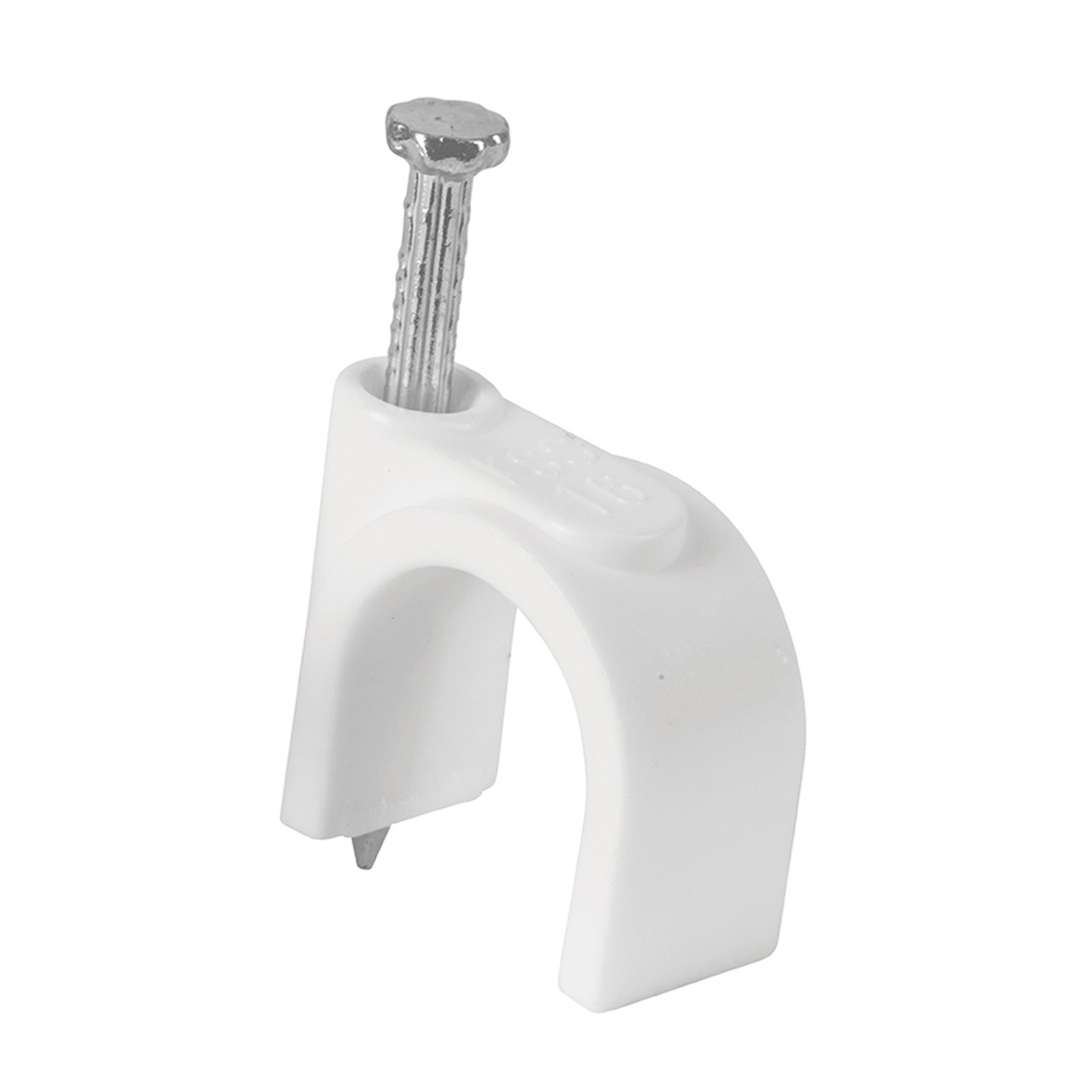 GRAPA CURVA 16 MM 20 PIEZAS BLANCA GCU-16B VOLTECK