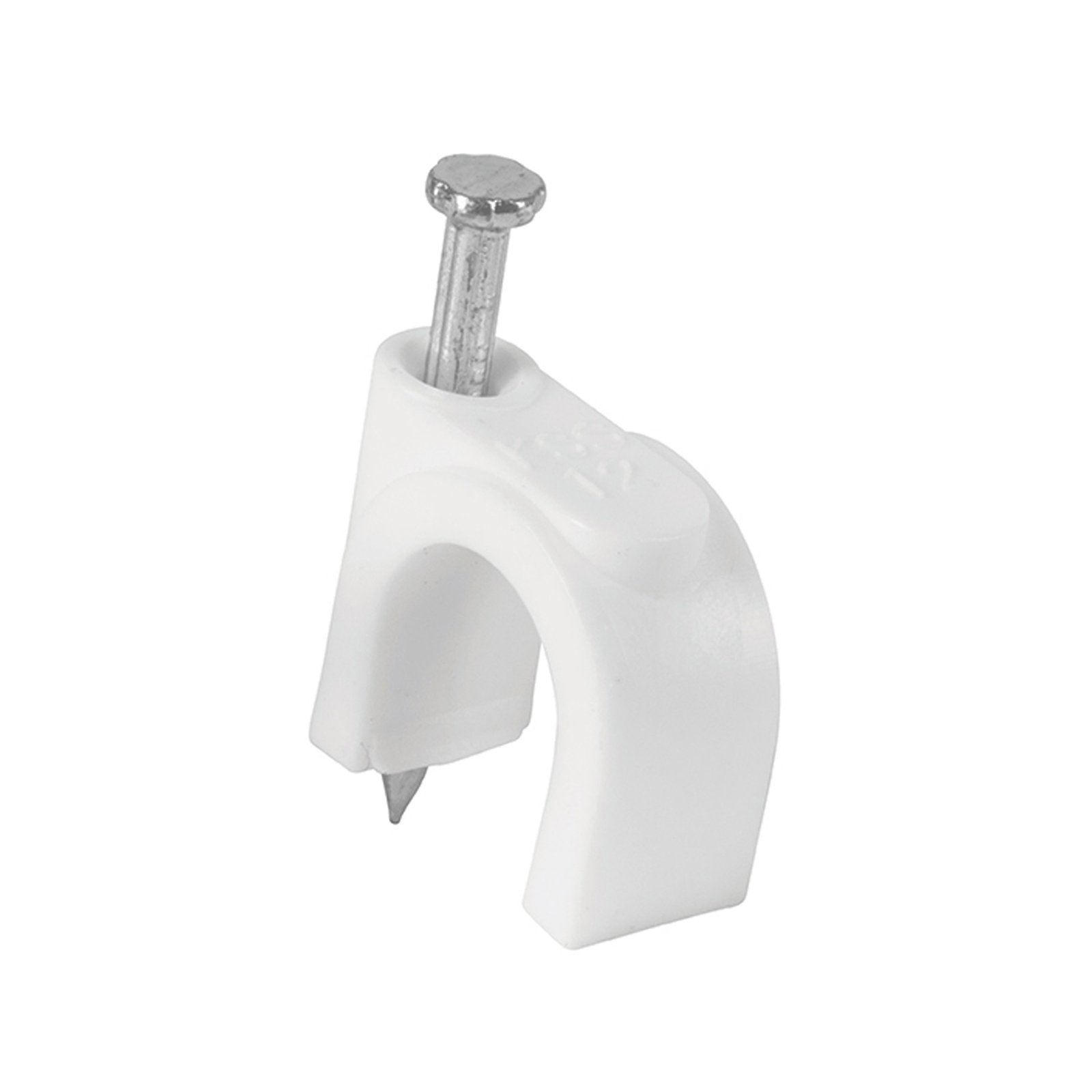 GRAPA CURVA P/CABLE 20pzs GCU-10B VOLTECH-TRUPER
