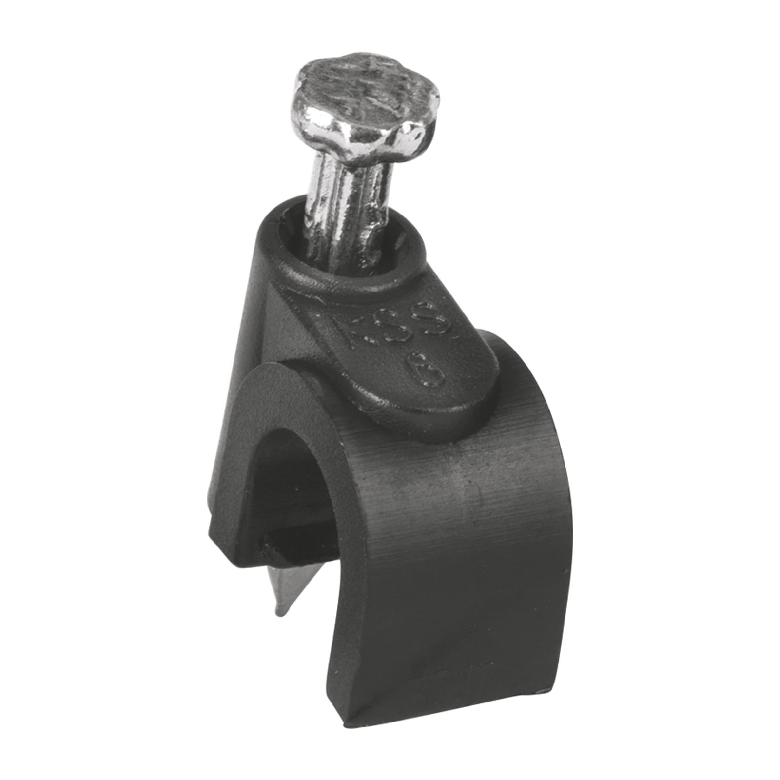 GRAPA CURVA P/CABLE 6MM NGRA B20PZ GCU-6N VOLTECK