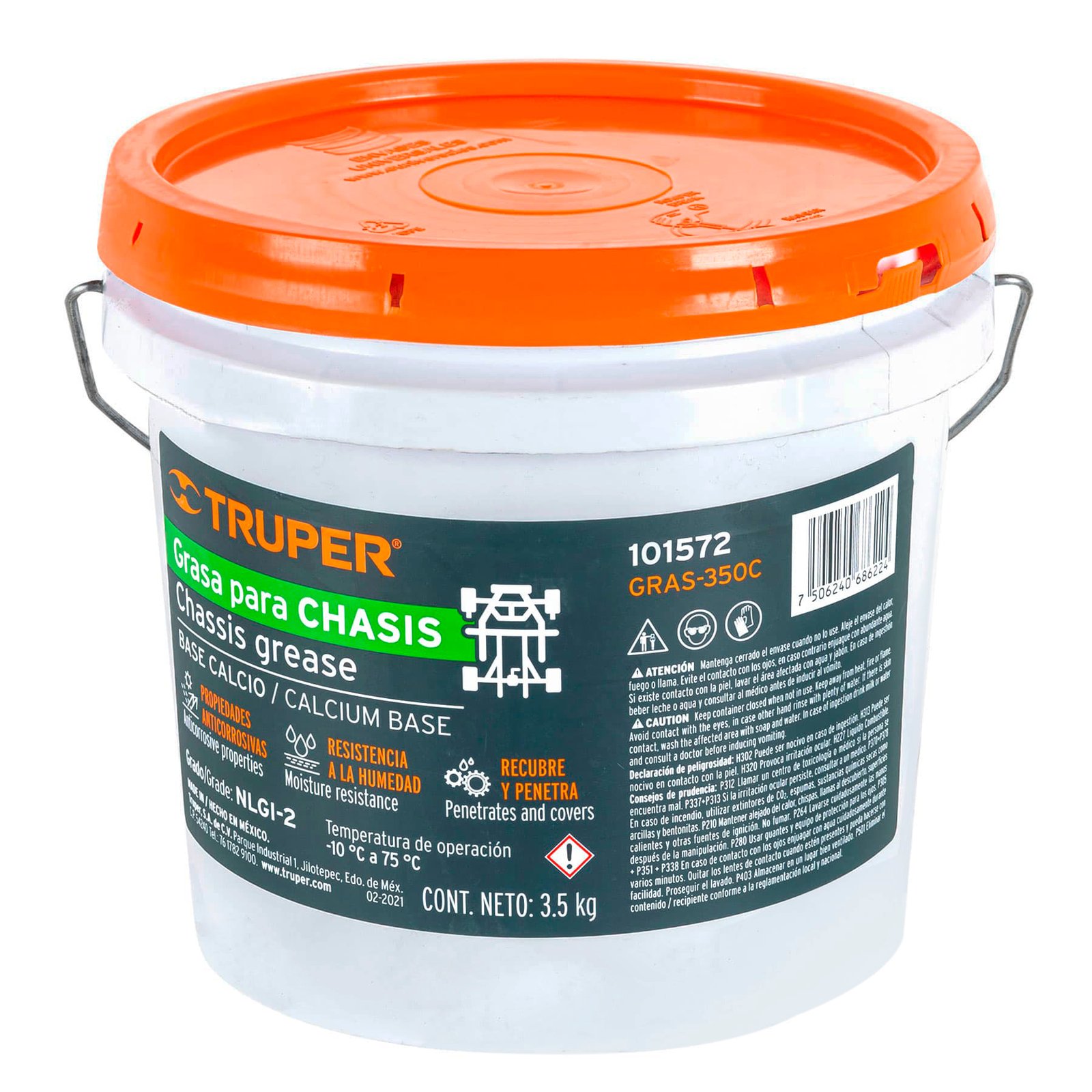 GRASA LUBRICANTE 3.5KG P/CHASIS GRAS-350C TRUPER