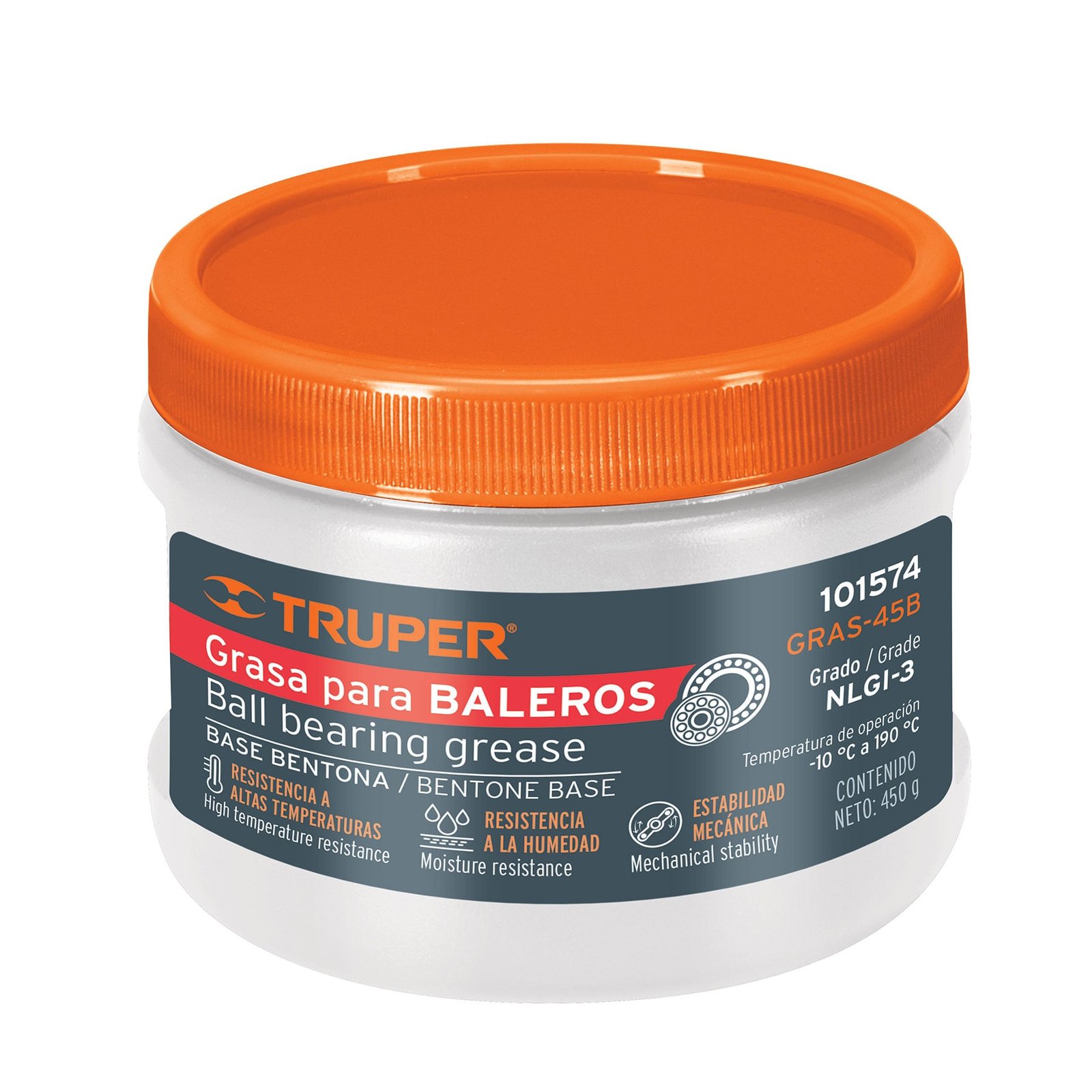 GRASA LUBRICANTE 450G P/AUTOMOTRIZ GRAS-45B TRUPER
