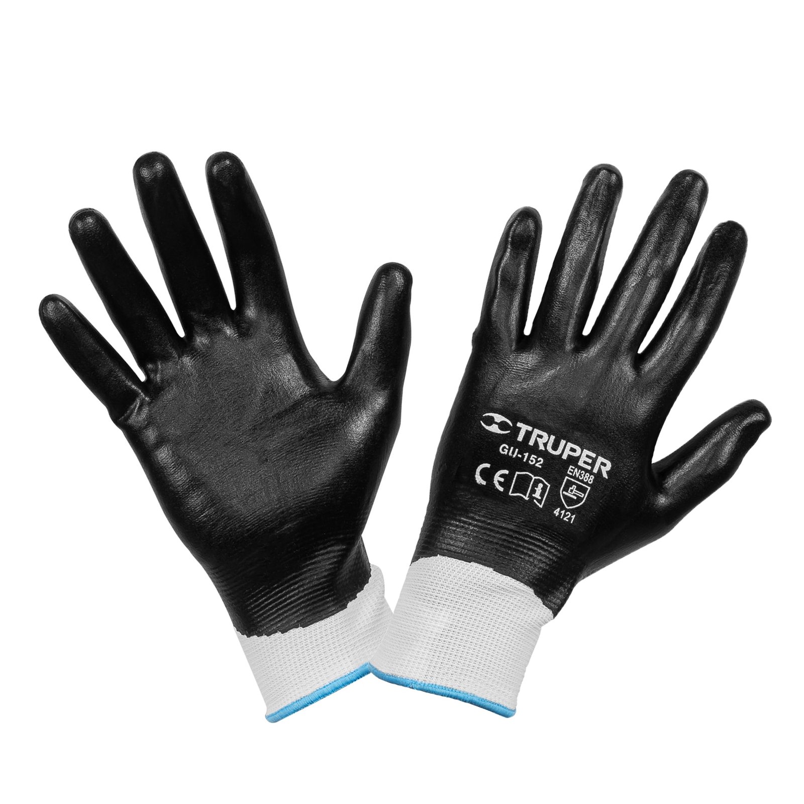 GUANTES DE POLIÉSTER CON NITRILO 152 GU-152 TRUPER