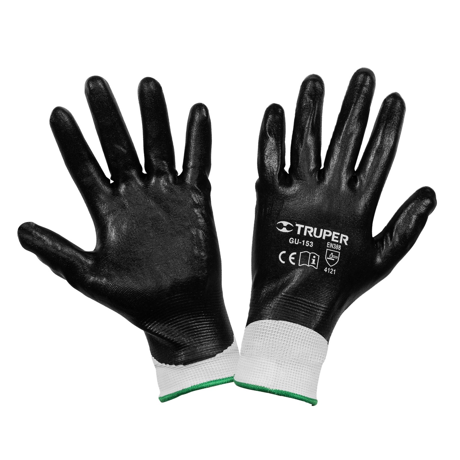GUANTES DE POLIÉSTER CON NITRILO 153 GU-153 TRUPER